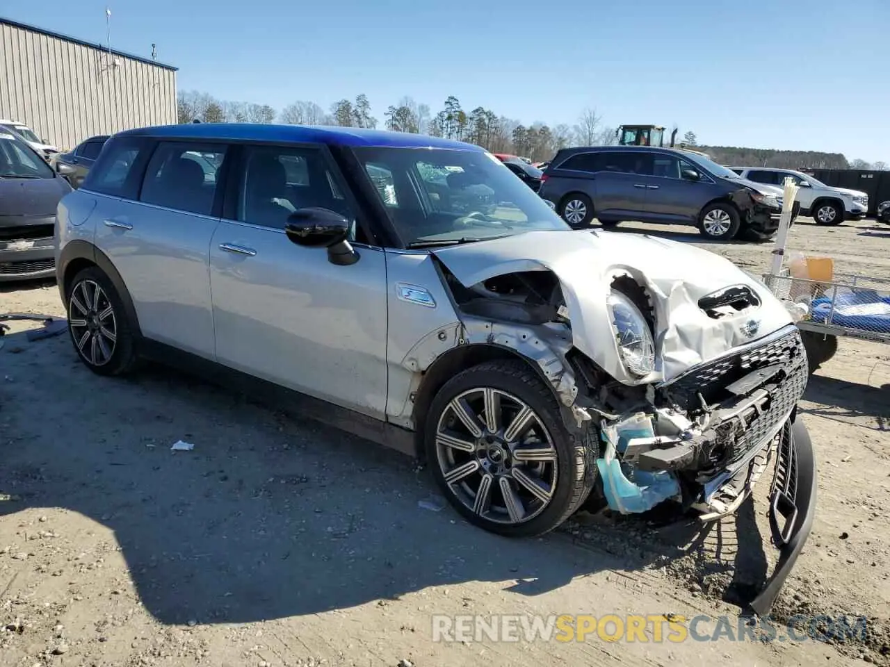 4 Photograph of a damaged car WMWLV7C07N2R15293 MINI COOPER 2022