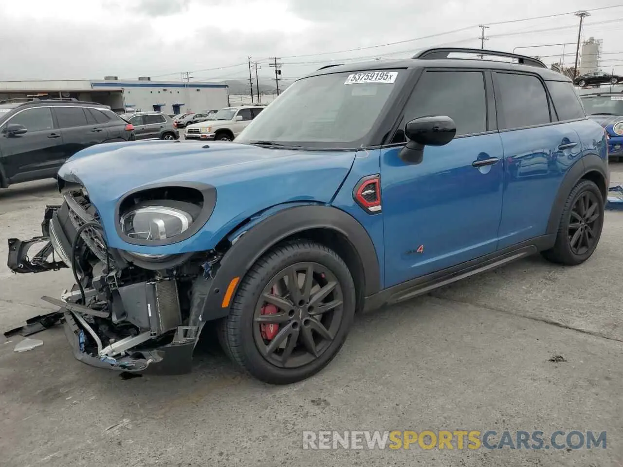 1 Photograph of a damaged car WMZ33BS06N3N42626 MINI COOPER 2022
