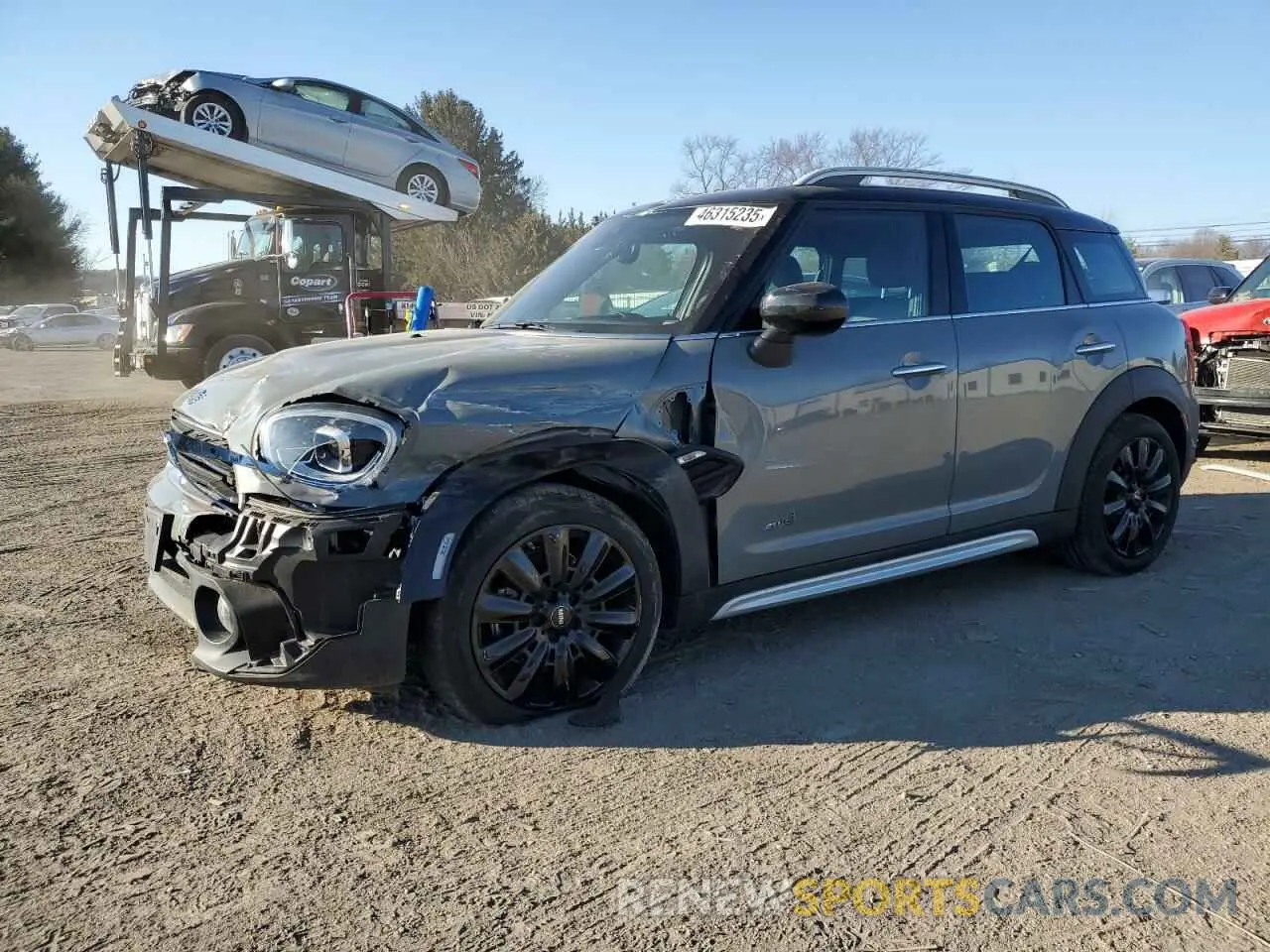 1 Photograph of a damaged car WMZ43BR07N3N30320 MINI COOPER 2022