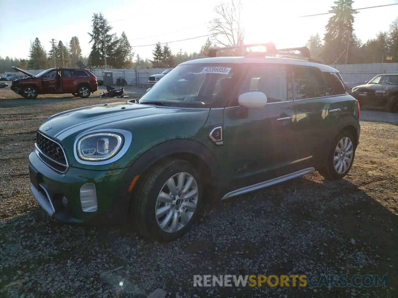 1 Photograph of a damaged car WMZ83BR0XN3N36274 MINI COOPER 2022