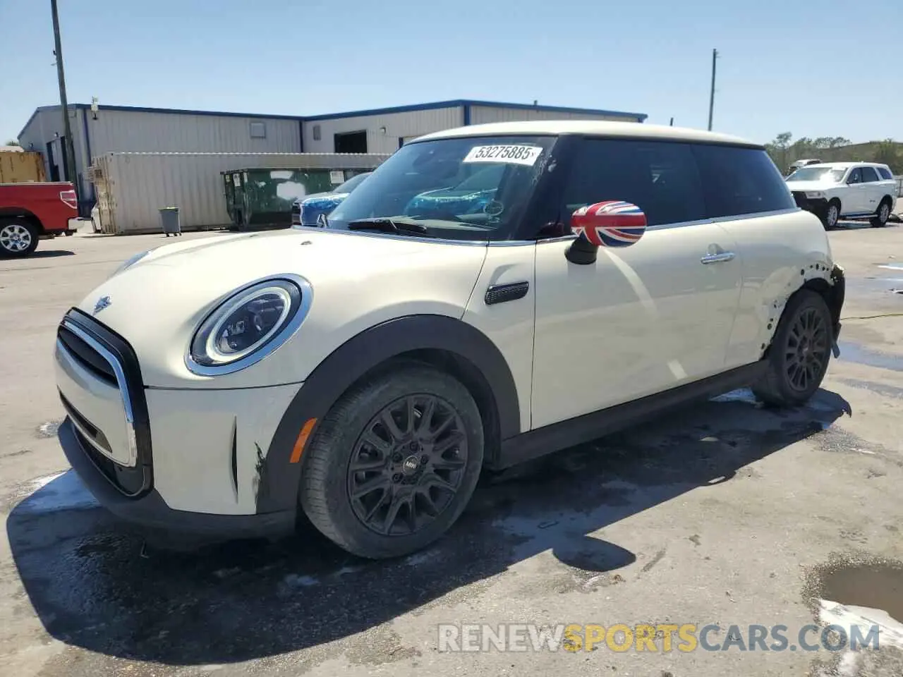 1 Photograph of a damaged car WMW33DH00P2T48067 MINI COOPER 2023