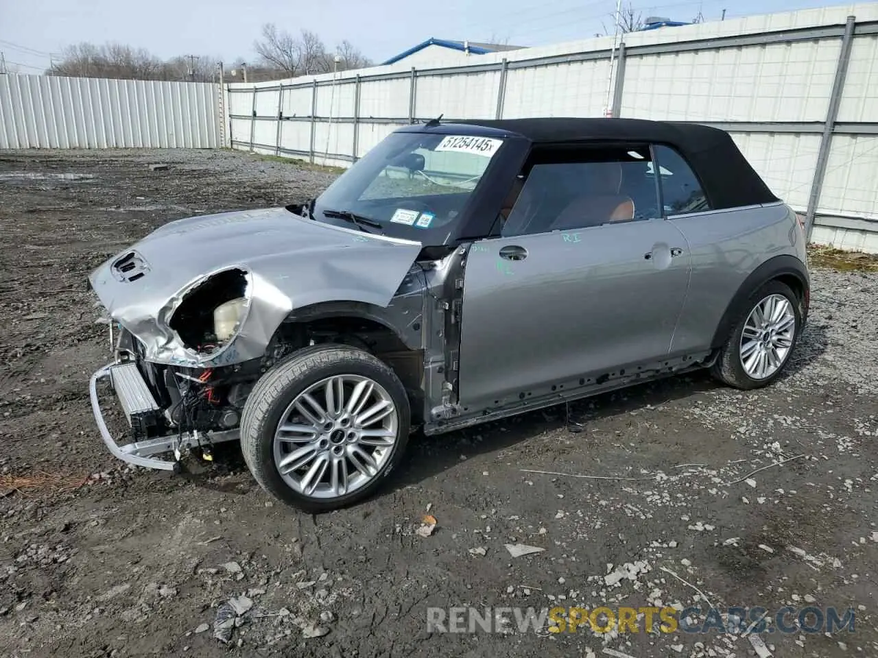 1 Photograph of a damaged car WMW43DL02P3P98888 MINI COOPER 2023