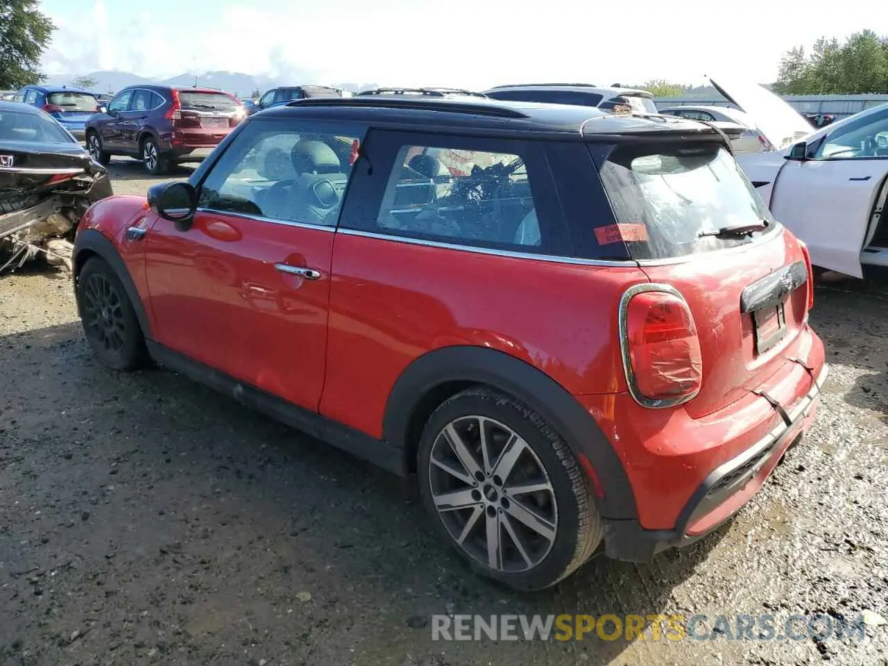 2 Photograph of a damaged car WMW53DH02P2S59383 MINI COOPER 2023