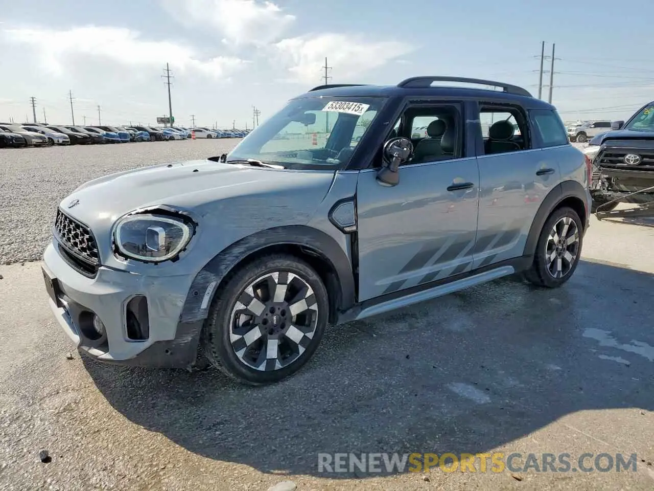 1 Photograph of a damaged car WMZ53BR06P3P96662 MINI COOPER 2023