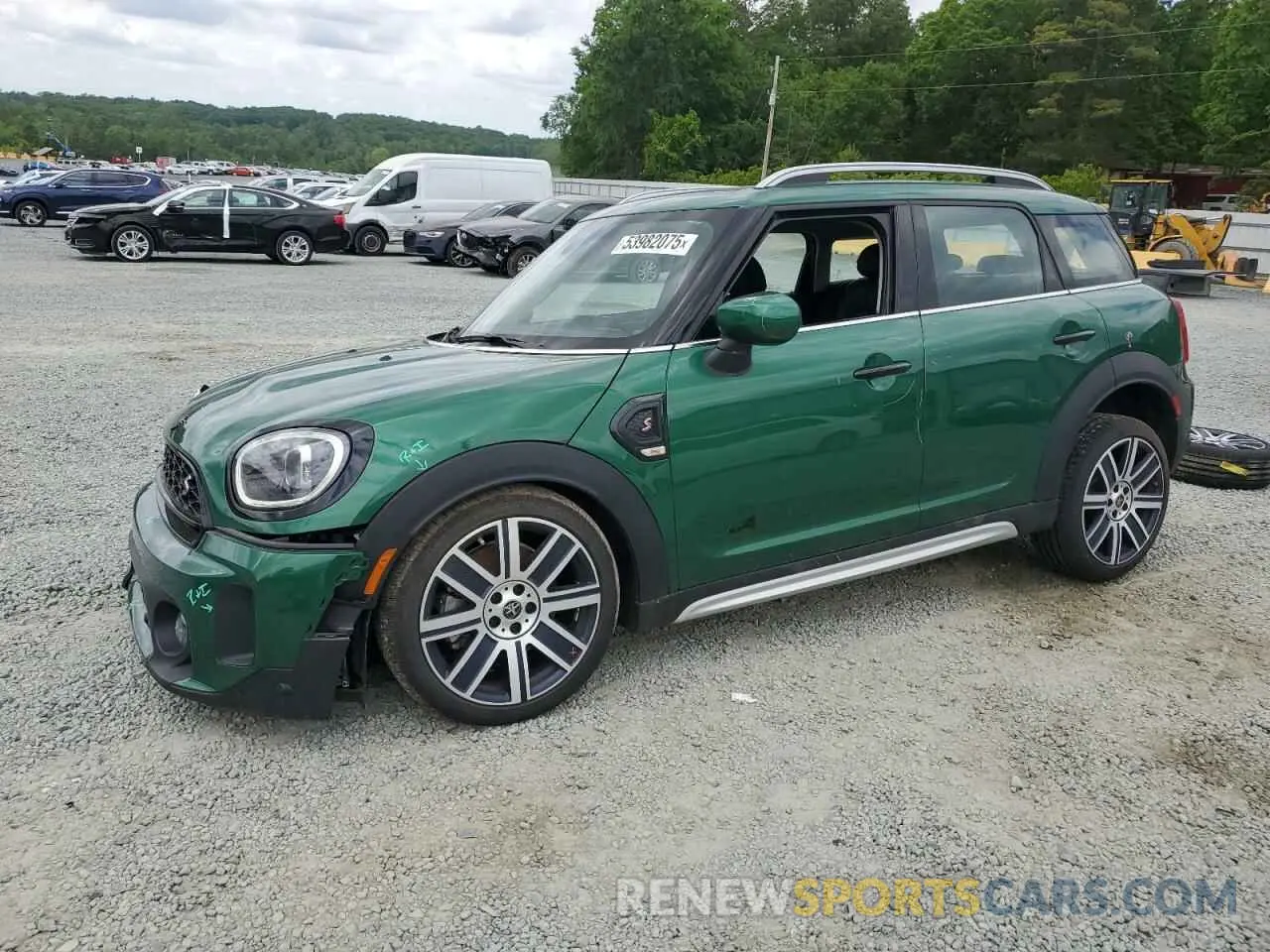 1 Photograph of a damaged car WMZ83BR08P3P84672 MINI COOPER 2023