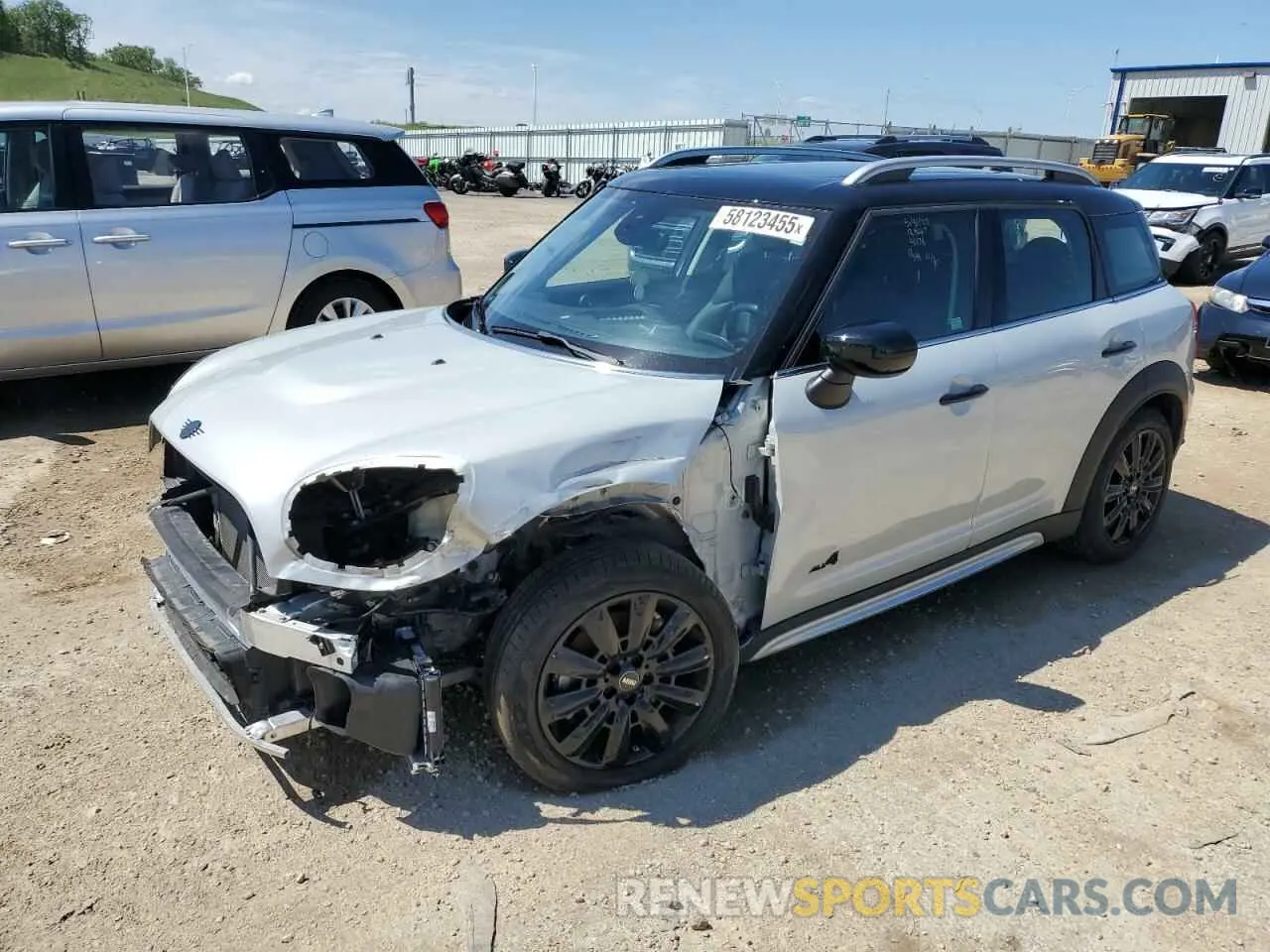 1 Photograph of a damaged car WMZ83BR0XP3P64178 MINI COOPER 2023