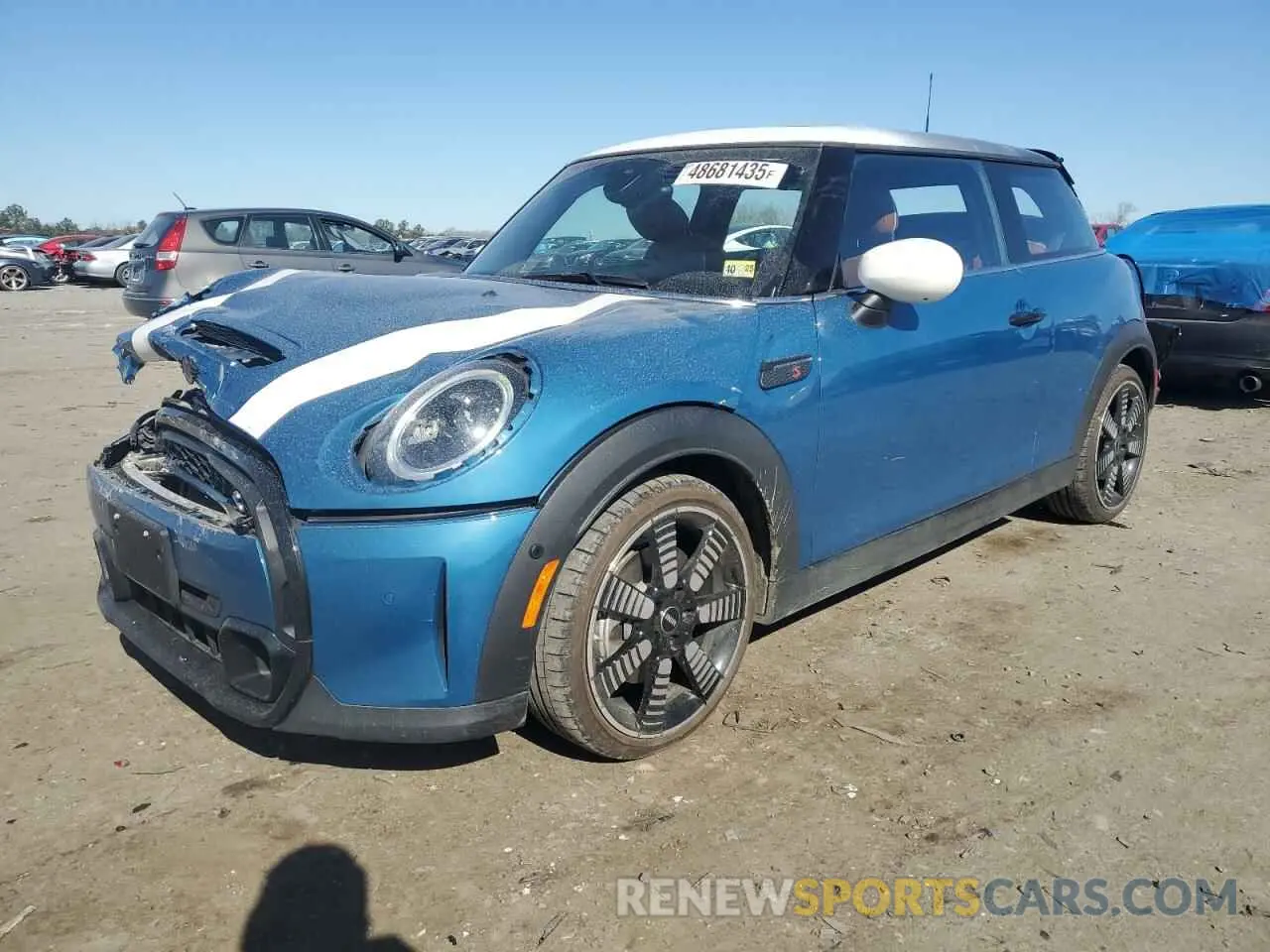 1 Photograph of a damaged car WMW53DH0XR2U63903 MINI COOPER 2024