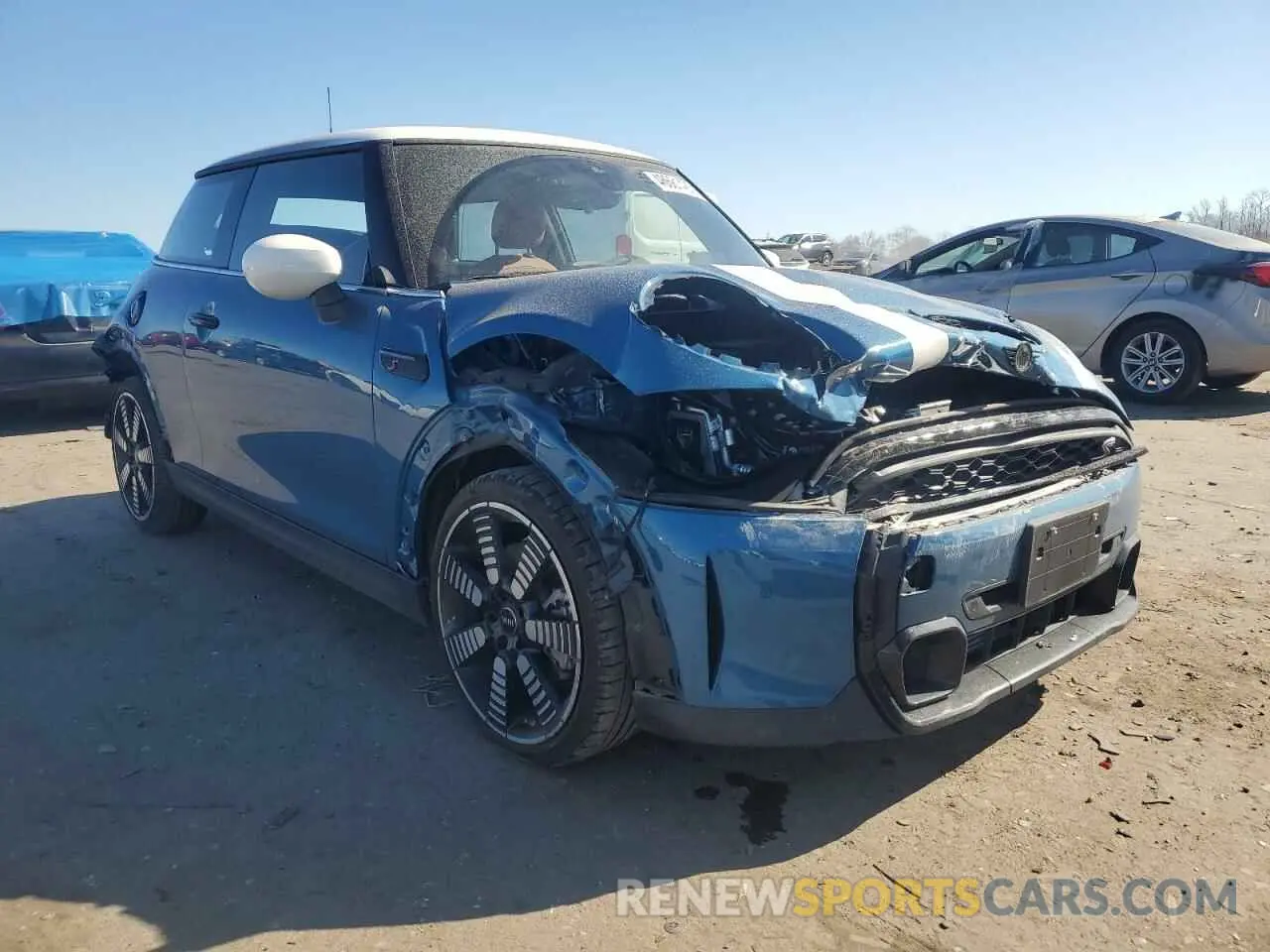 4 Photograph of a damaged car WMW53DH0XR2U63903 MINI COOPER 2024
