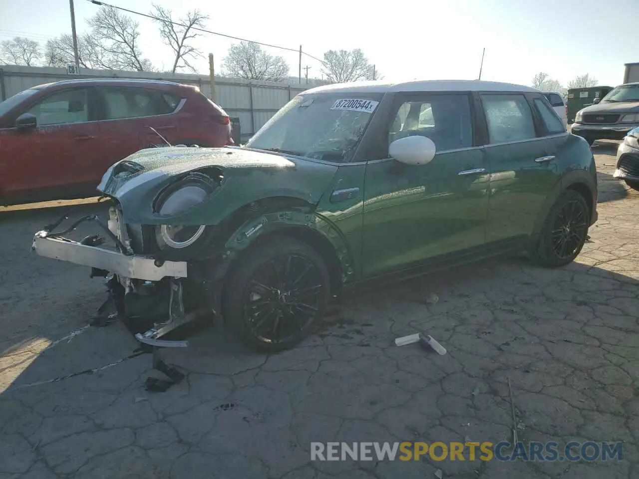1 Photograph of a damaged car WMW53DK02R2V56990 MINI COOPER 2024