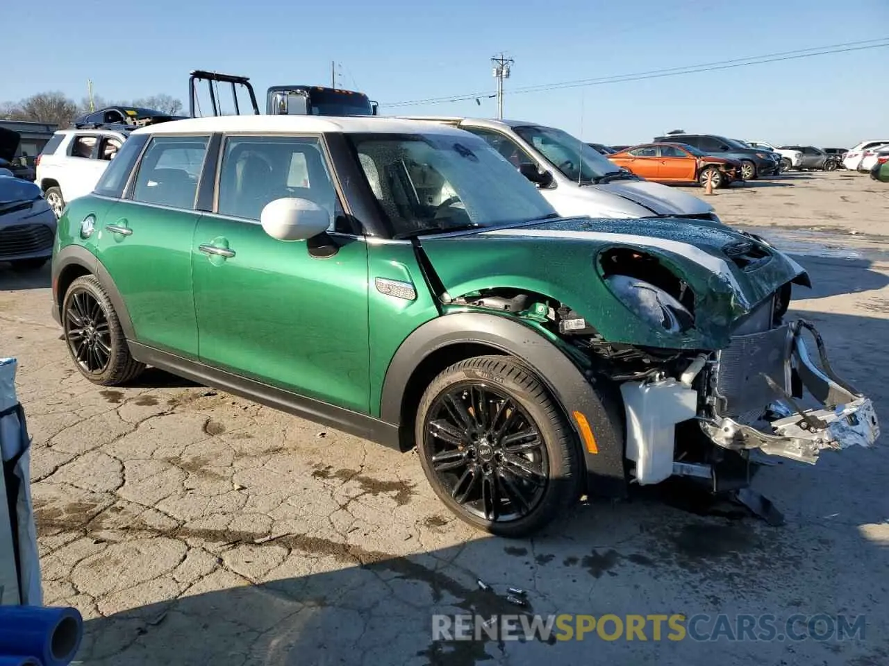 4 Photograph of a damaged car WMW53DK02R2V56990 MINI COOPER 2024