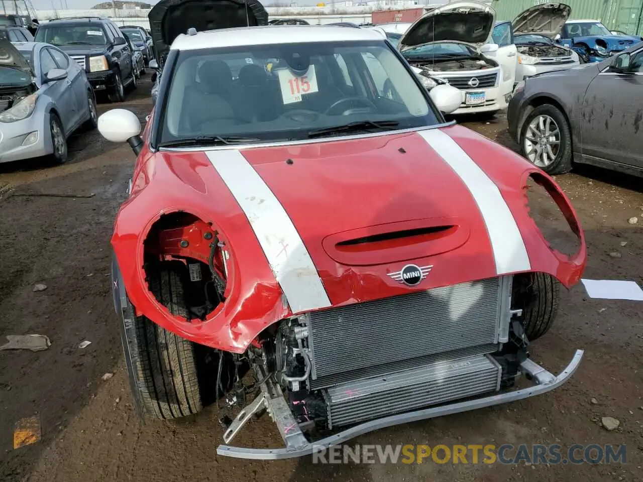5 Photograph of a damaged car WMW53DK09R2V02974 MINI COOPER 2024
