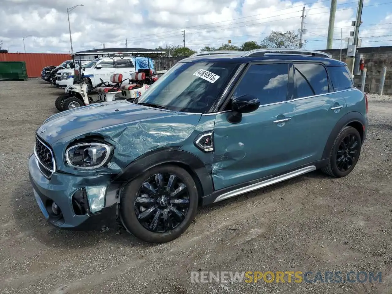 1 Photograph of a damaged car WMZ53BR05R3S17034 MINI COOPER 2024