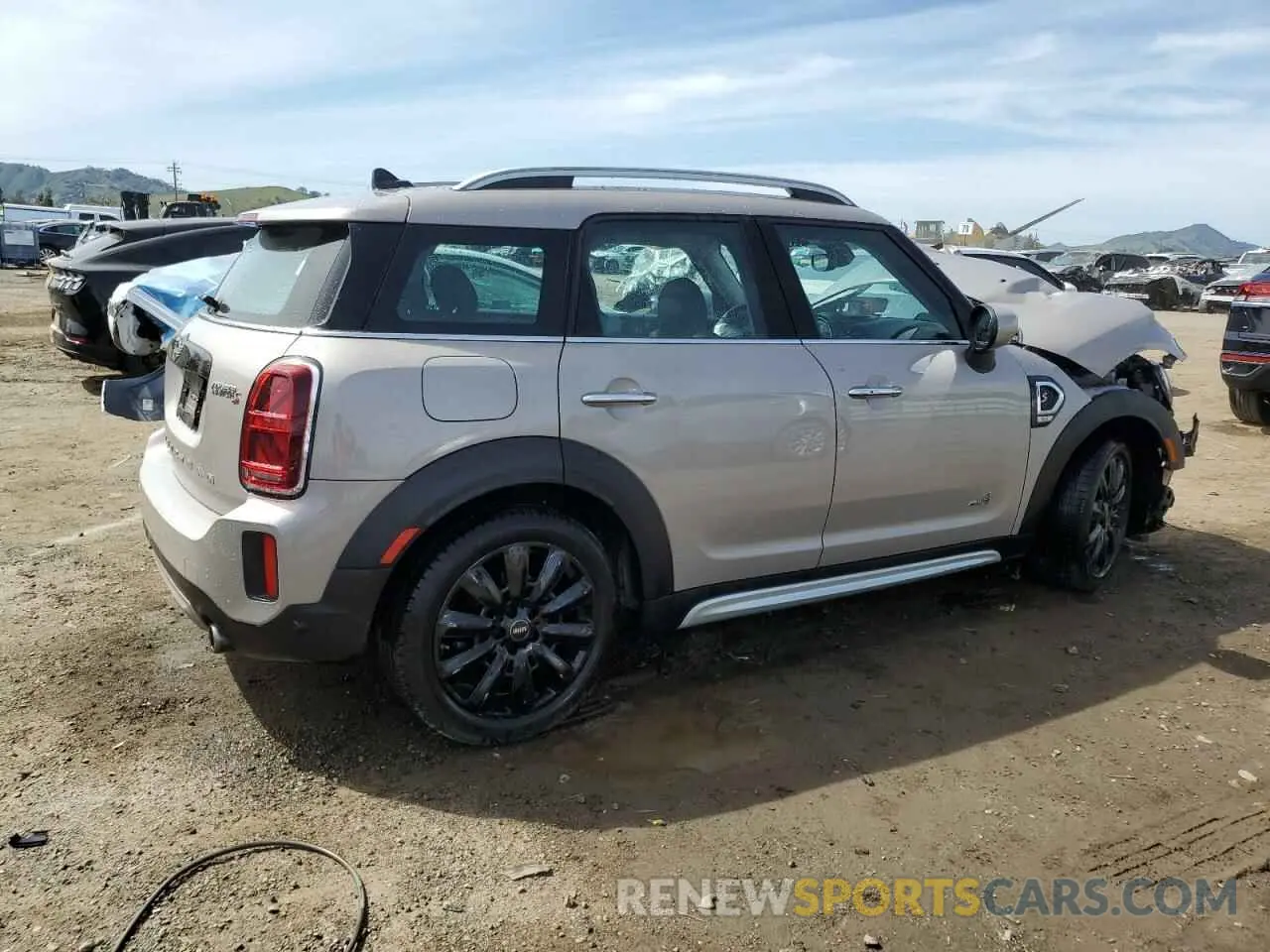 3 Photograph of a damaged car WMZ83BR04R3R78411 MINI COOPER 2024