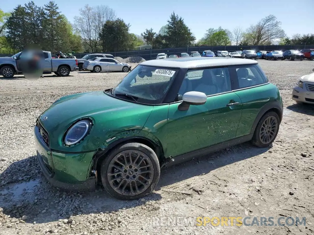 1 Photograph of a damaged car WMW23GD0XS2W14805 MINI COOPER 2025