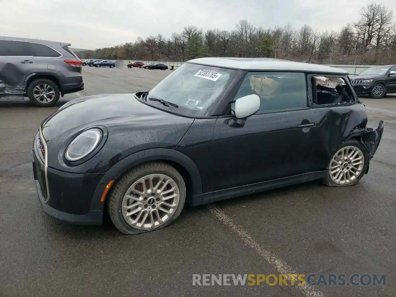 1 Photograph of a damaged car WMW23GD0XS2W26775 MINI COOPER 2025