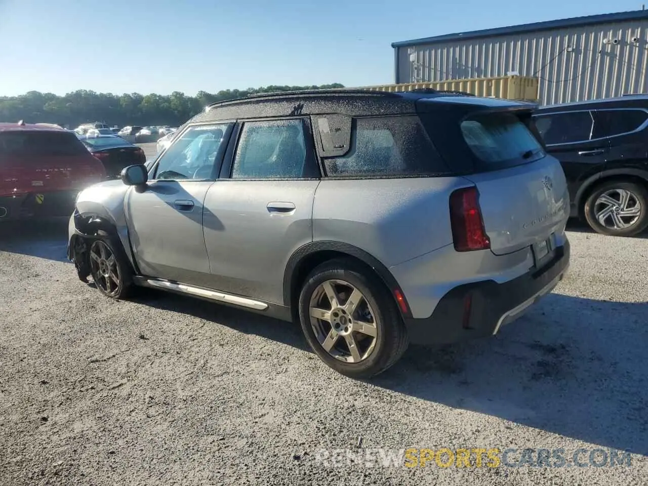 2 Photograph of a damaged car WMZ23GA02S7S20256 MINI COOPER 2025