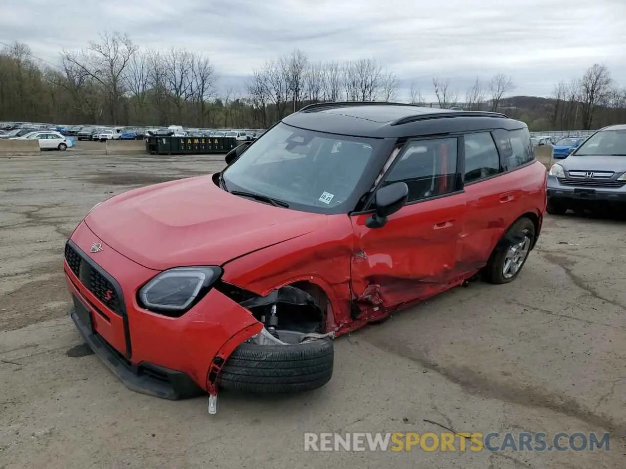 1 Photograph of a damaged car WMZ23GA06S7P55977 MINI COOPER 2025
