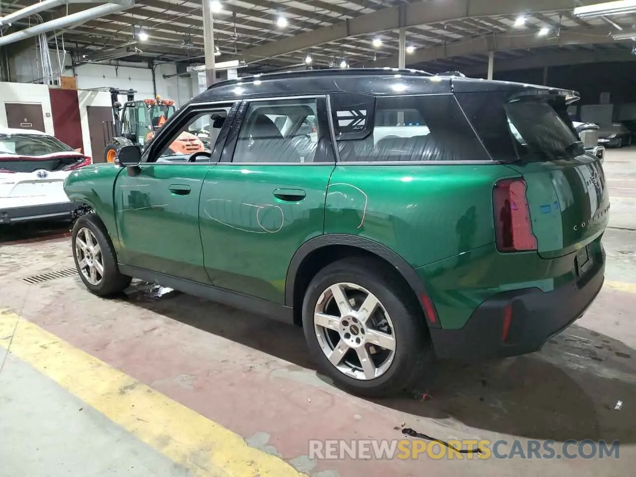 2 Photograph of a damaged car WMZ23GA06S7R37677 MINI COOPER 2025