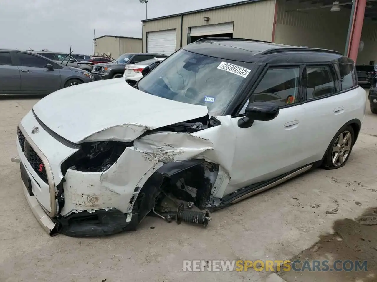 1 Photograph of a damaged car WMZ23GA08S7S39894 MINI COOPER 2025