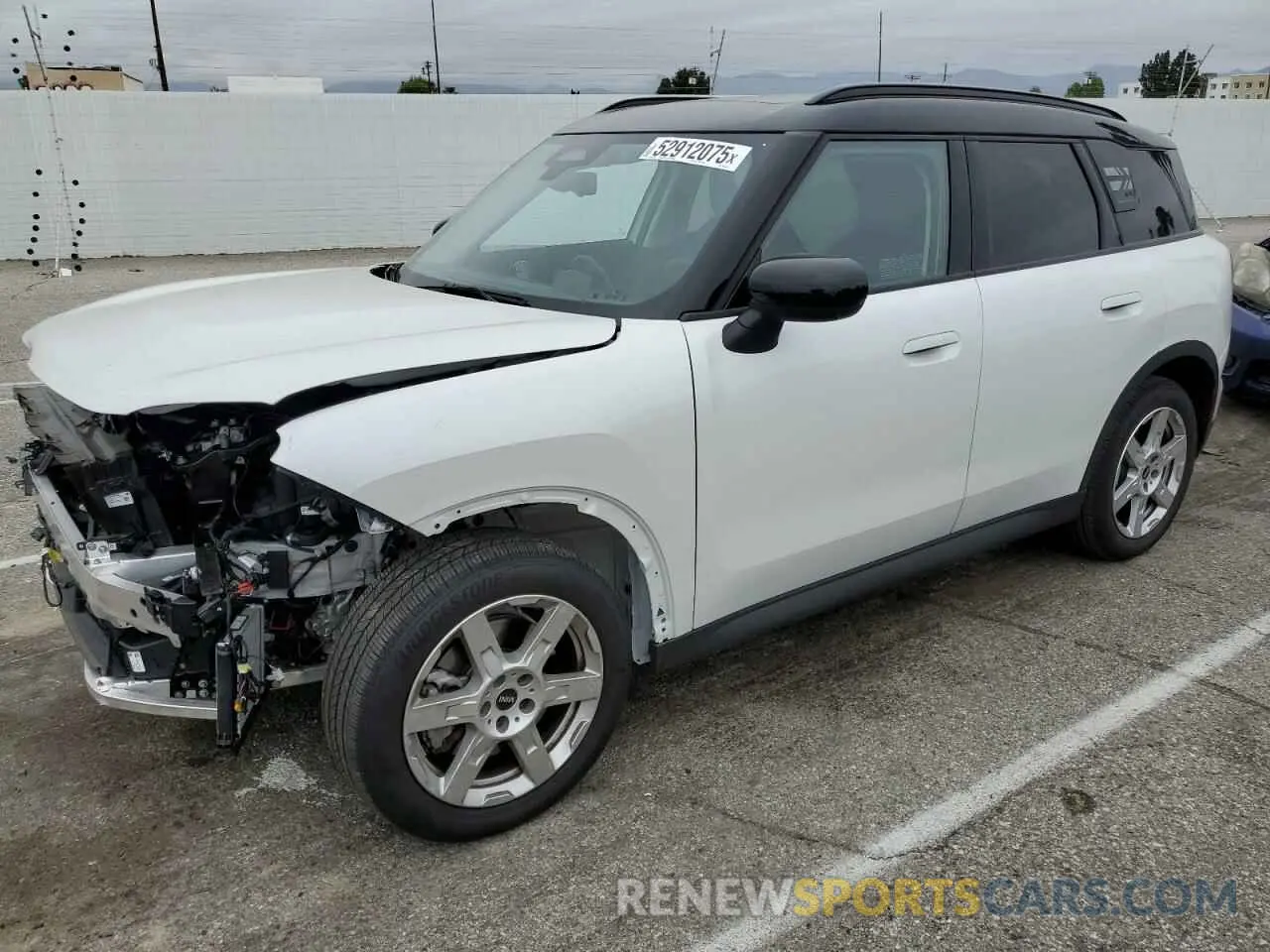 1 Photograph of a damaged car WMZ23GA0XS7P55495 MINI COOPER 2025