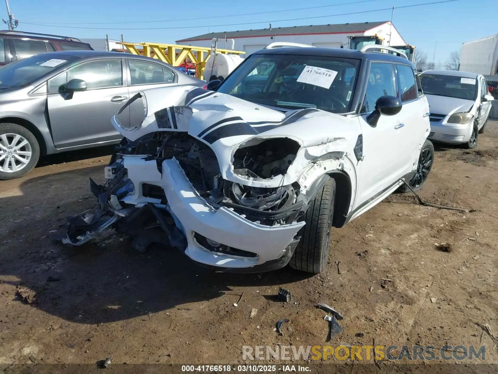 2 Photograph of a damaged car WMZYS7C55K3F46617 MINI COUNTRYMAN 2019