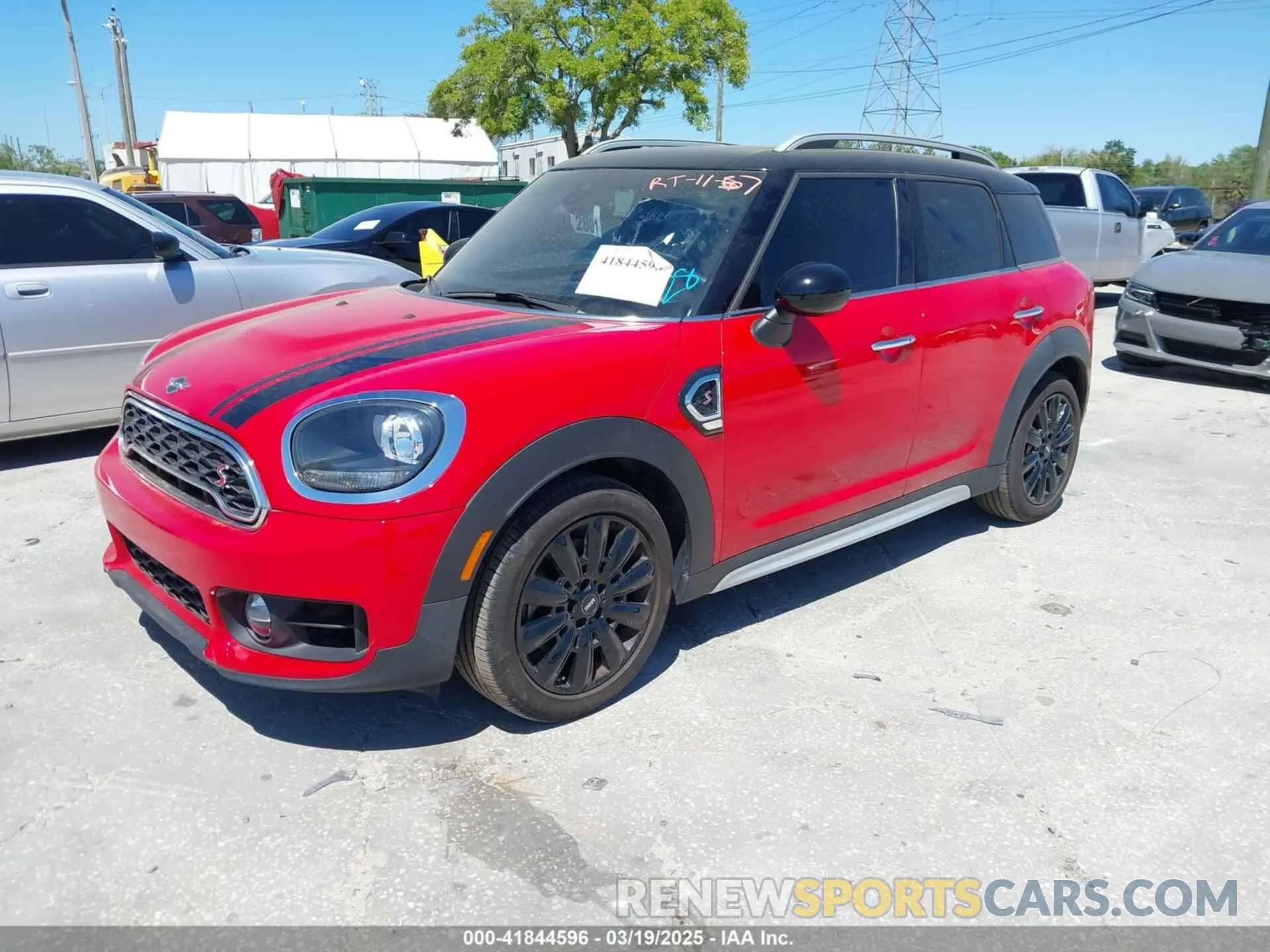 2 Photograph of a damaged car WMZYT3C55K3E97750 MINI COUNTRYMAN 2019