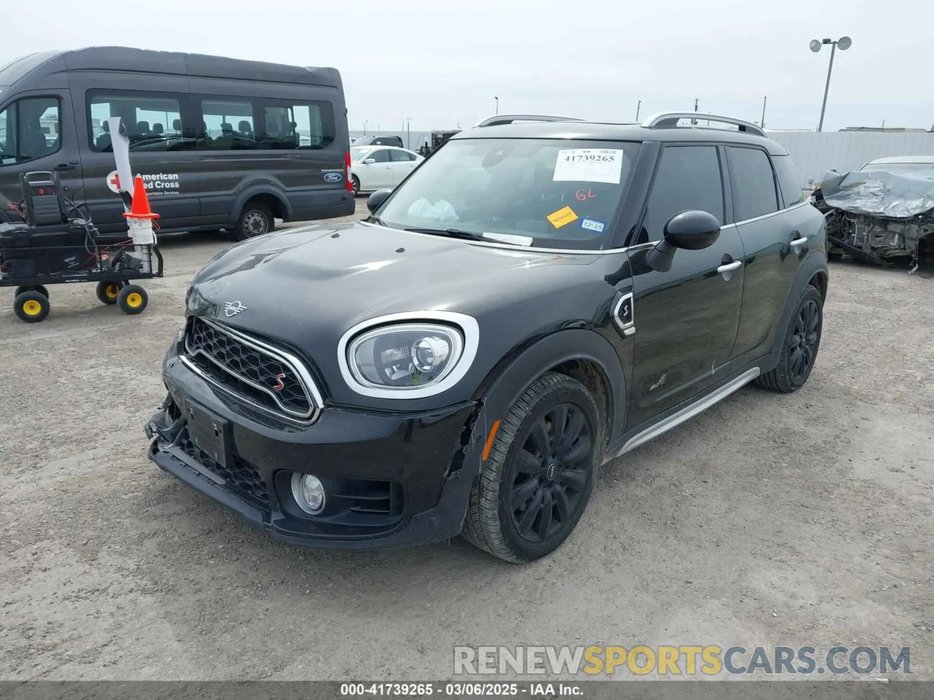 2 Photograph of a damaged car WMZYT5C58K3E64351 MINI COUNTRYMAN 2019
