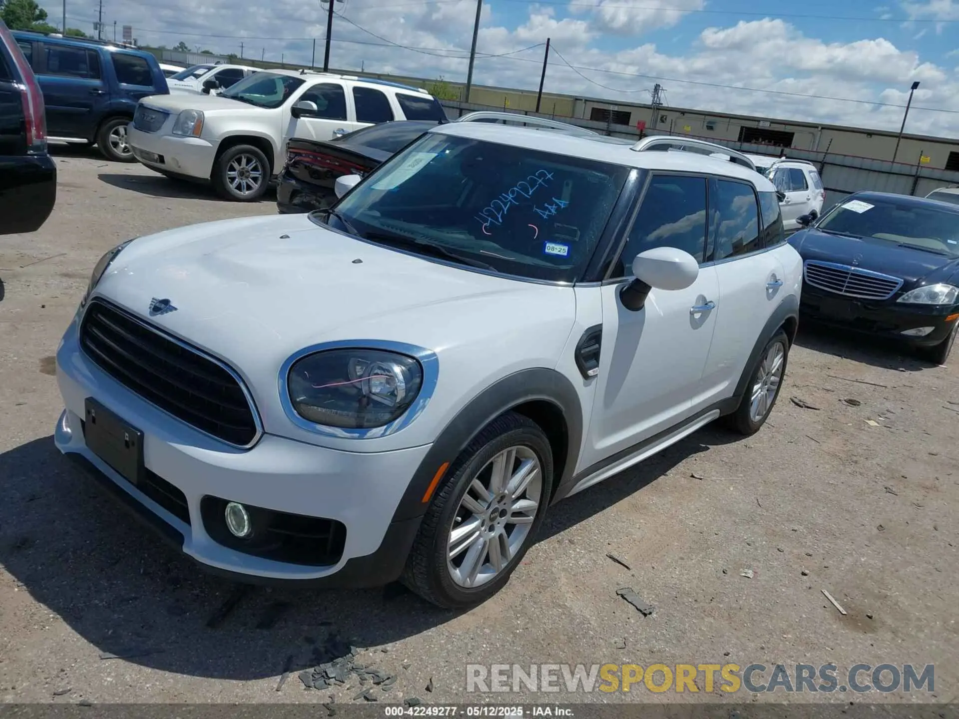 2 Photograph of a damaged car WMZYW3C00L3L02096 MINI COUNTRYMAN 2020