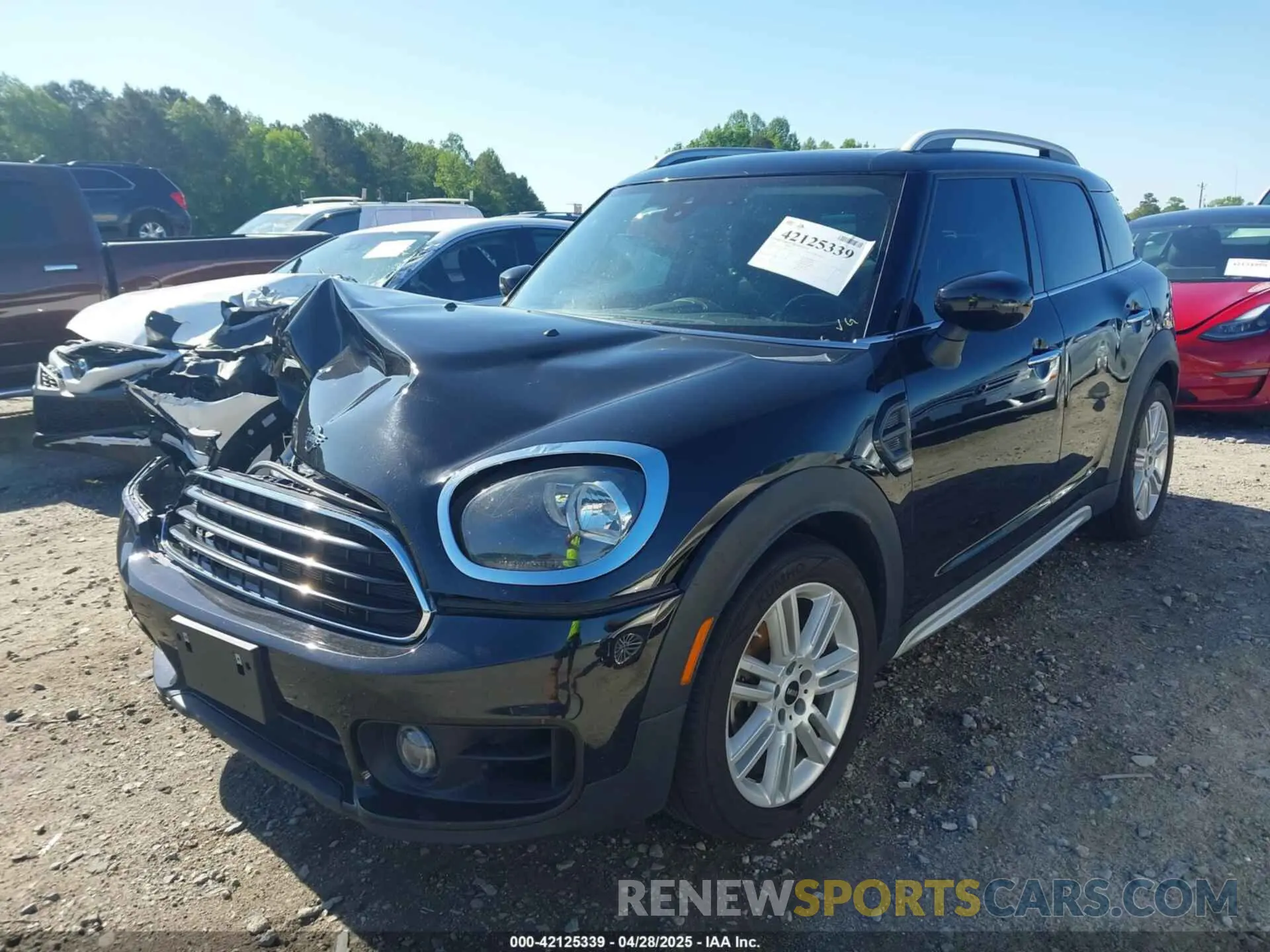 2 Photograph of a damaged car WMZYW3C00L3L28083 MINI COUNTRYMAN 2020