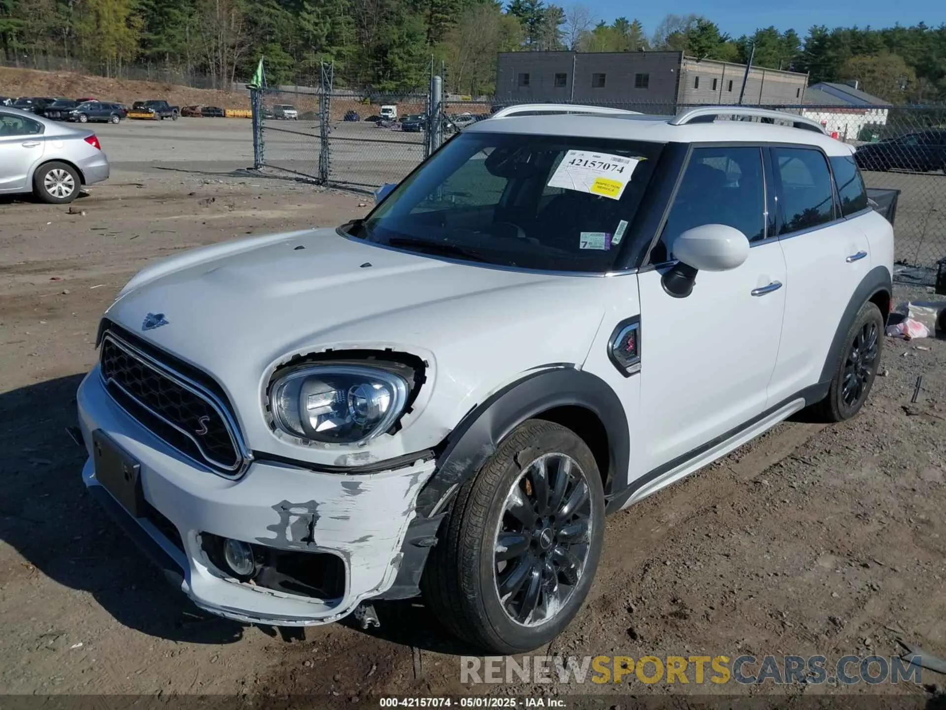 2 Photograph of a damaged car WMZYX1C01L3L66231 MINI COUNTRYMAN 2020