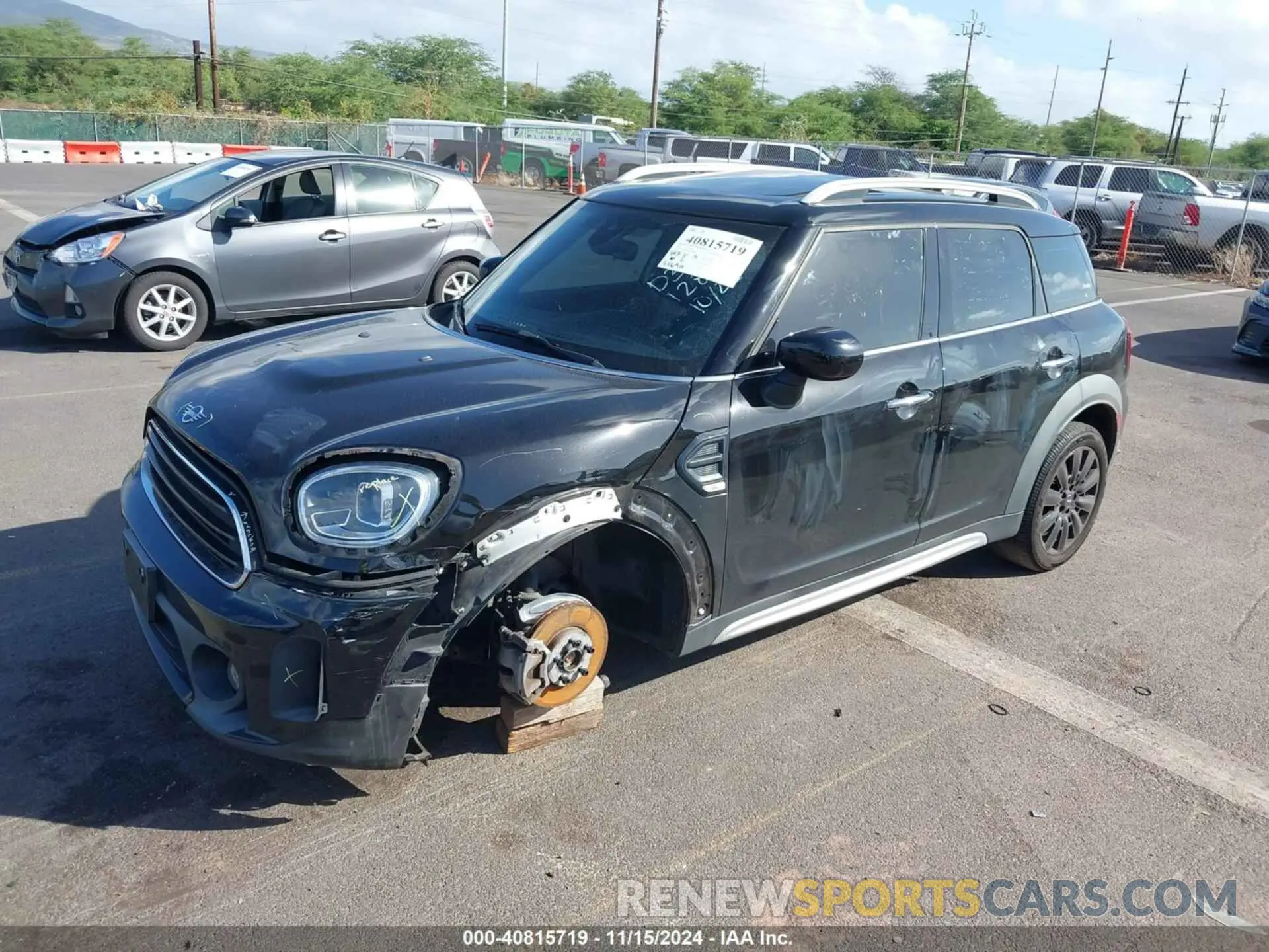 2 Photograph of a damaged car WMZ23BR03M3M80666 MINI COUNTRYMAN 2021
