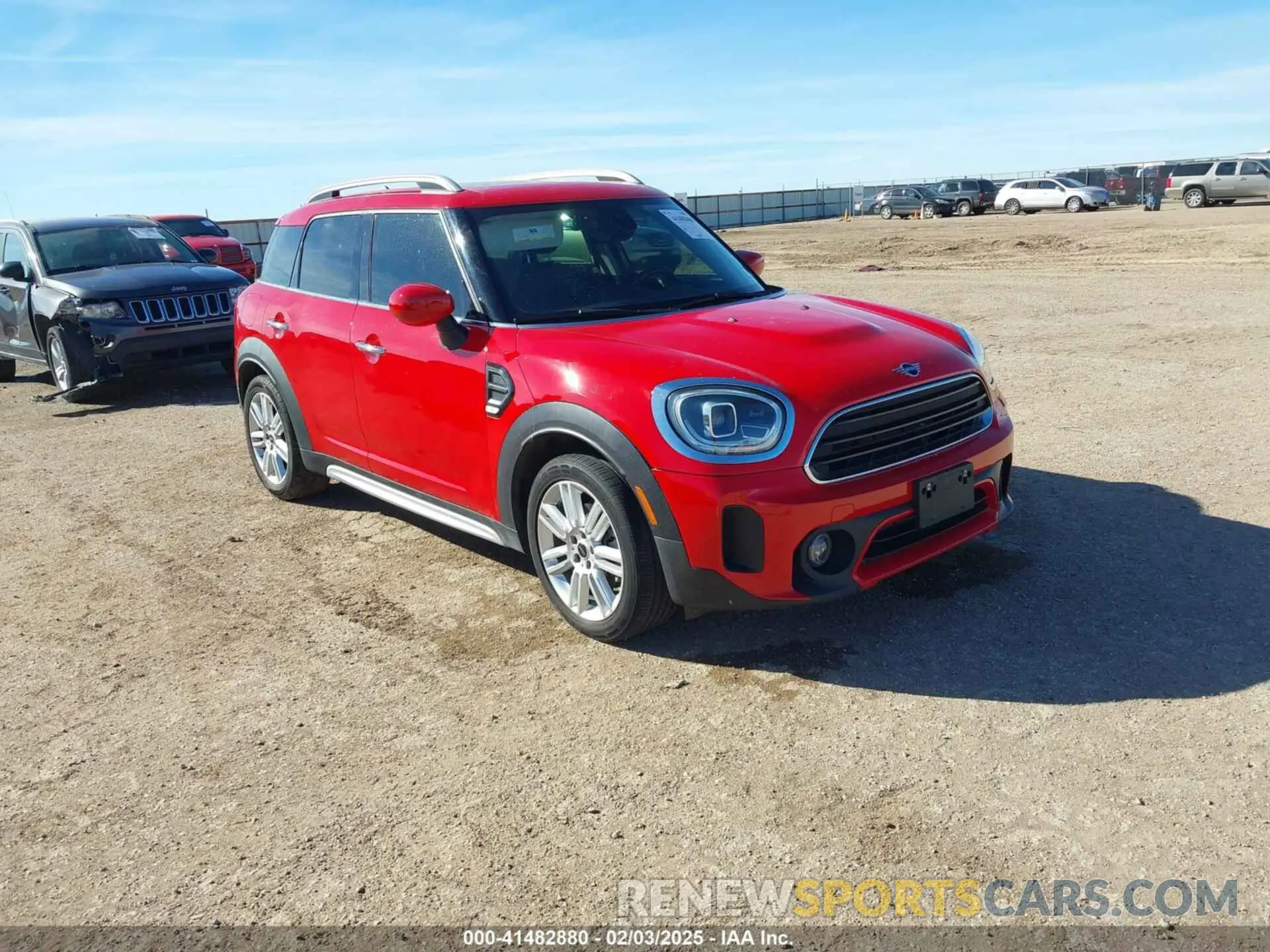 1 Photograph of a damaged car WMZ23BR07N3N61252 MINI COUNTRYMAN 2022