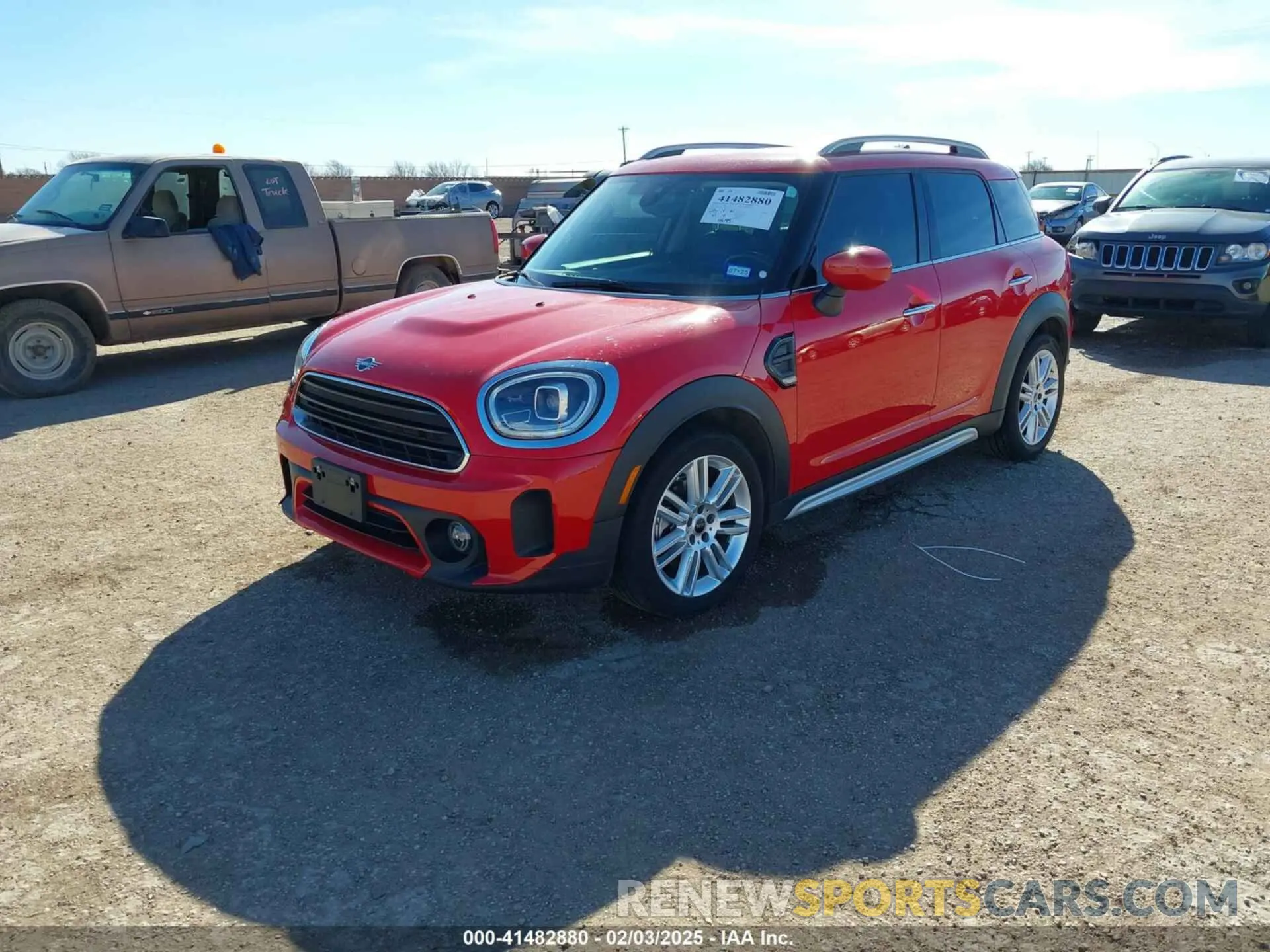 2 Photograph of a damaged car WMZ23BR07N3N61252 MINI COUNTRYMAN 2022