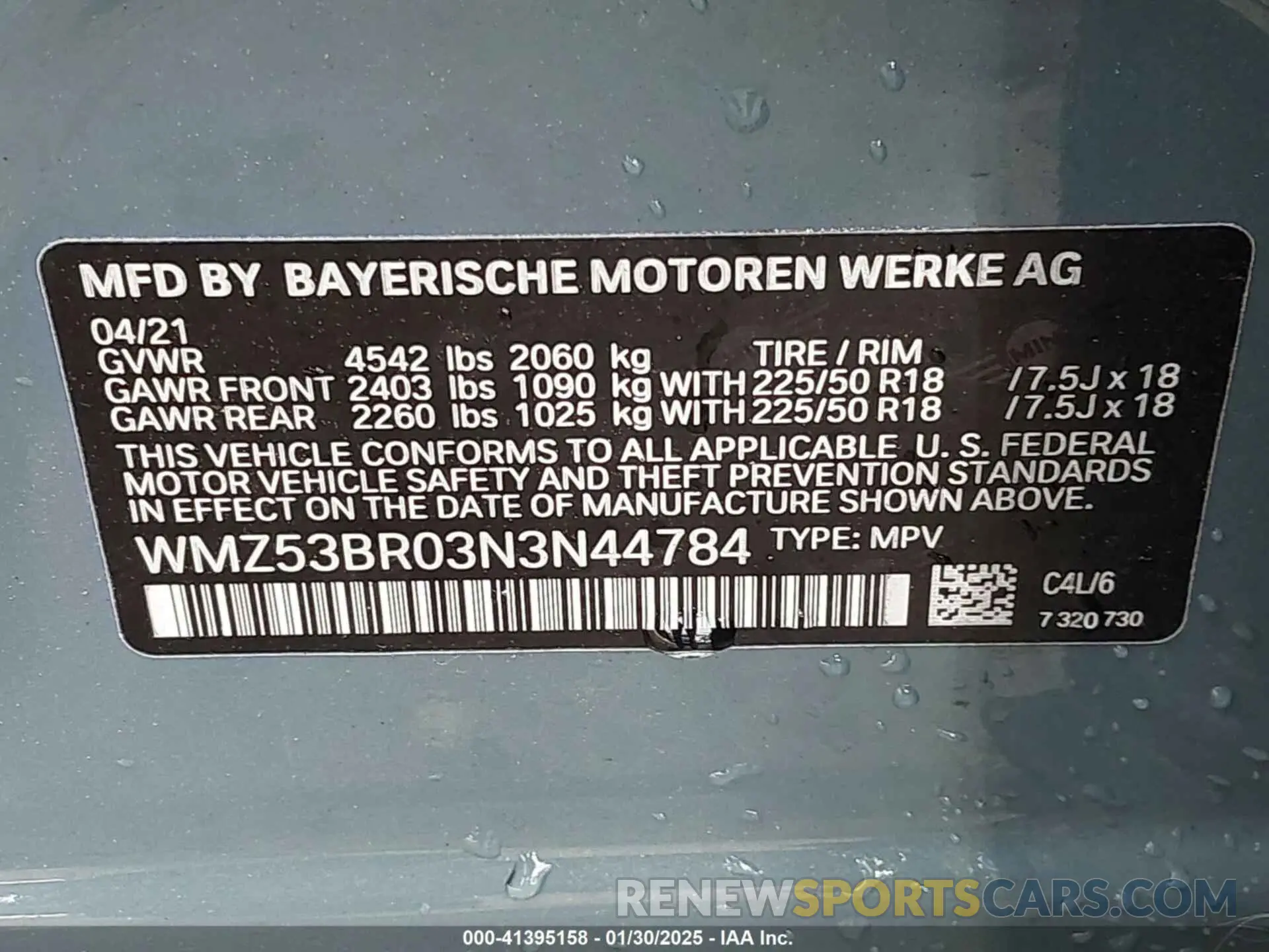 9 Photograph of a damaged car WMZ53BR03N3N44784 MINI COUNTRYMAN 2022