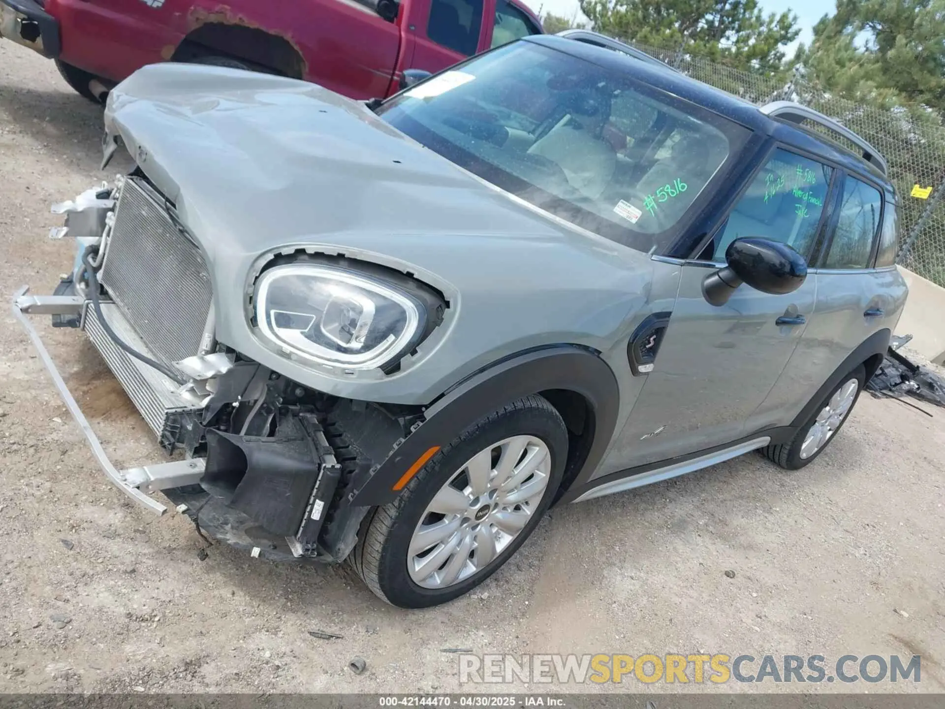 2 Photograph of a damaged car WMZ83BR03N3N56348 MINI COUNTRYMAN 2022