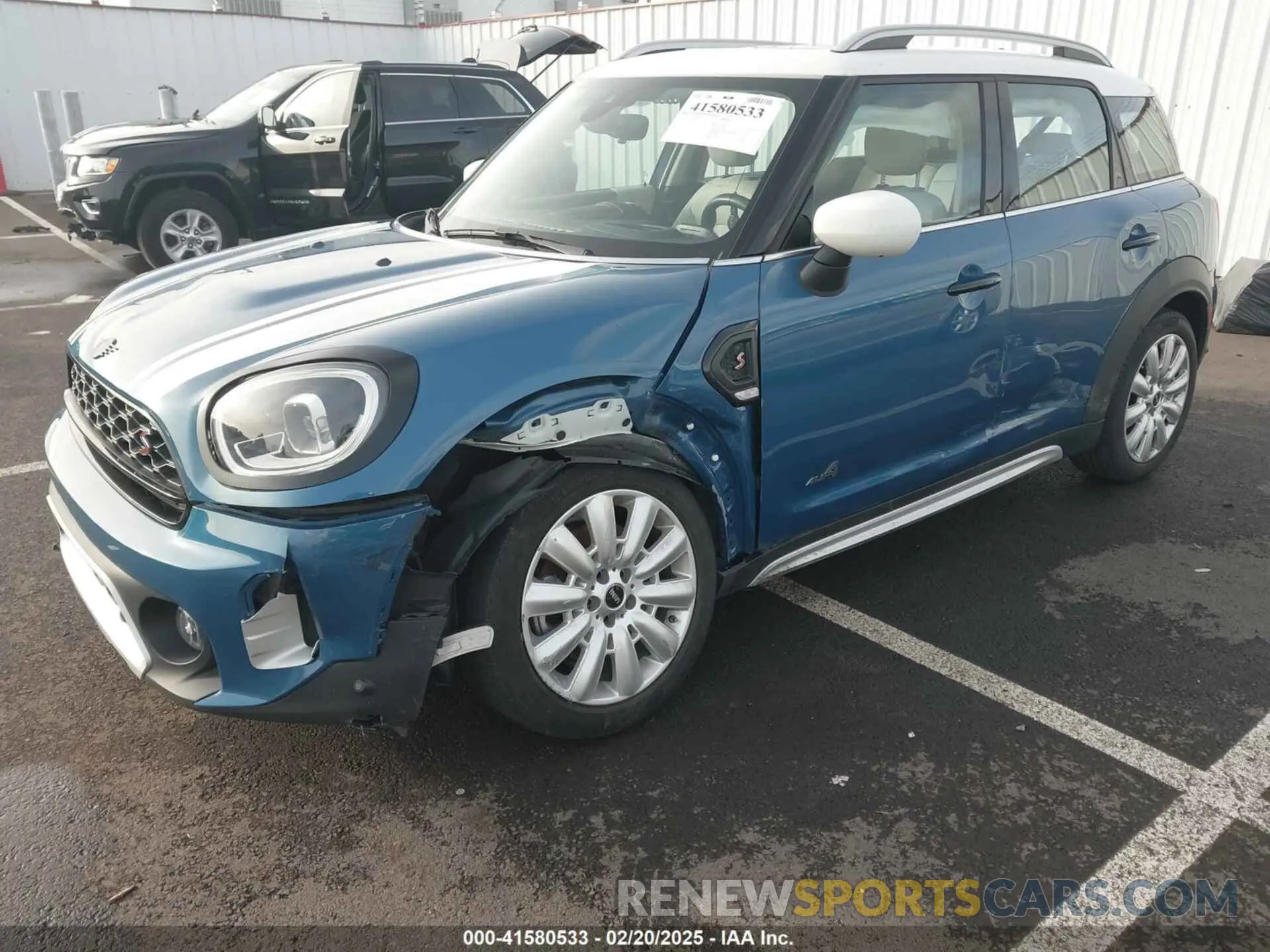 2 Photograph of a damaged car WMZ83BR05N3P16603 MINI COUNTRYMAN 2022