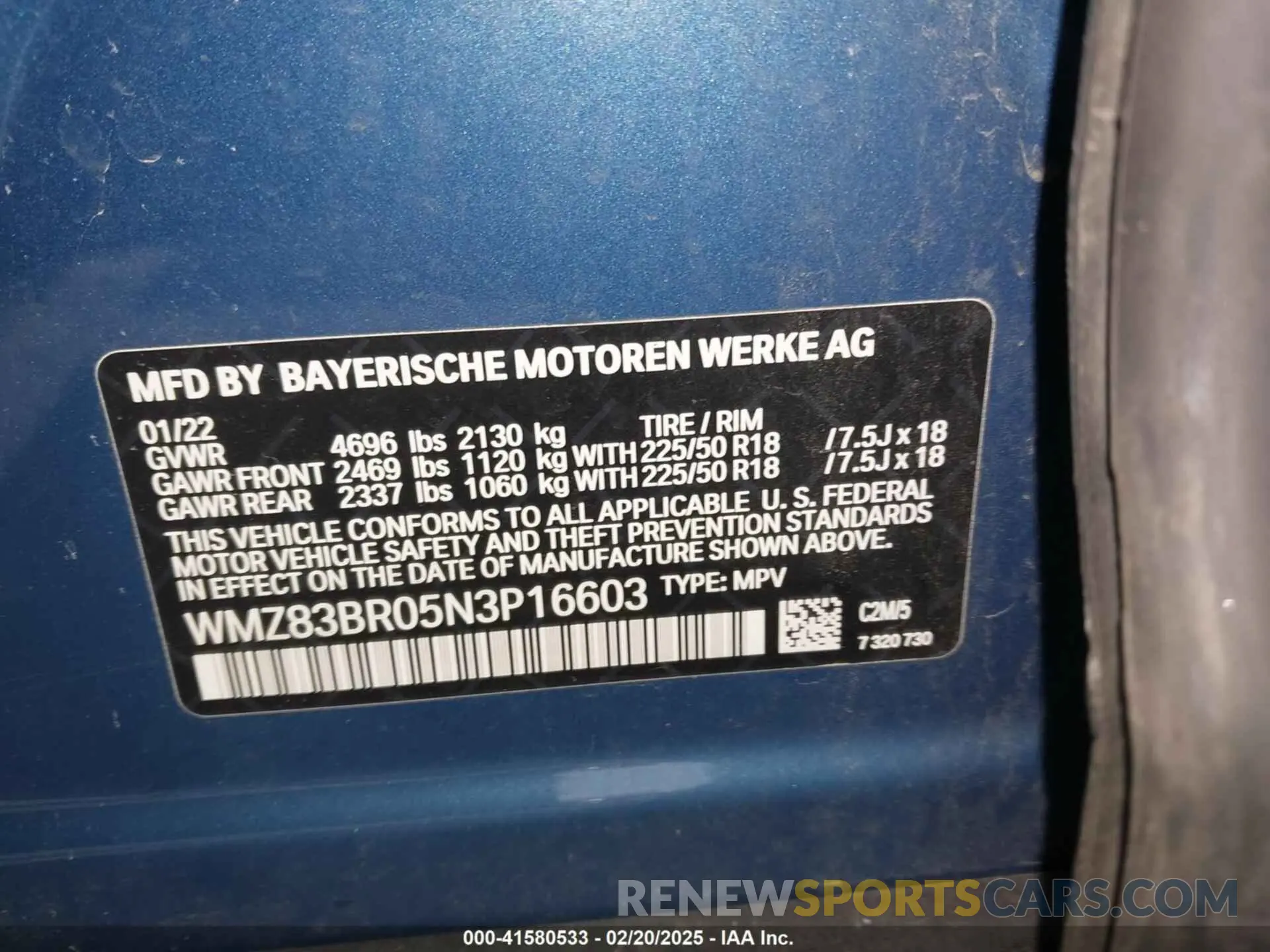 9 Photograph of a damaged car WMZ83BR05N3P16603 MINI COUNTRYMAN 2022