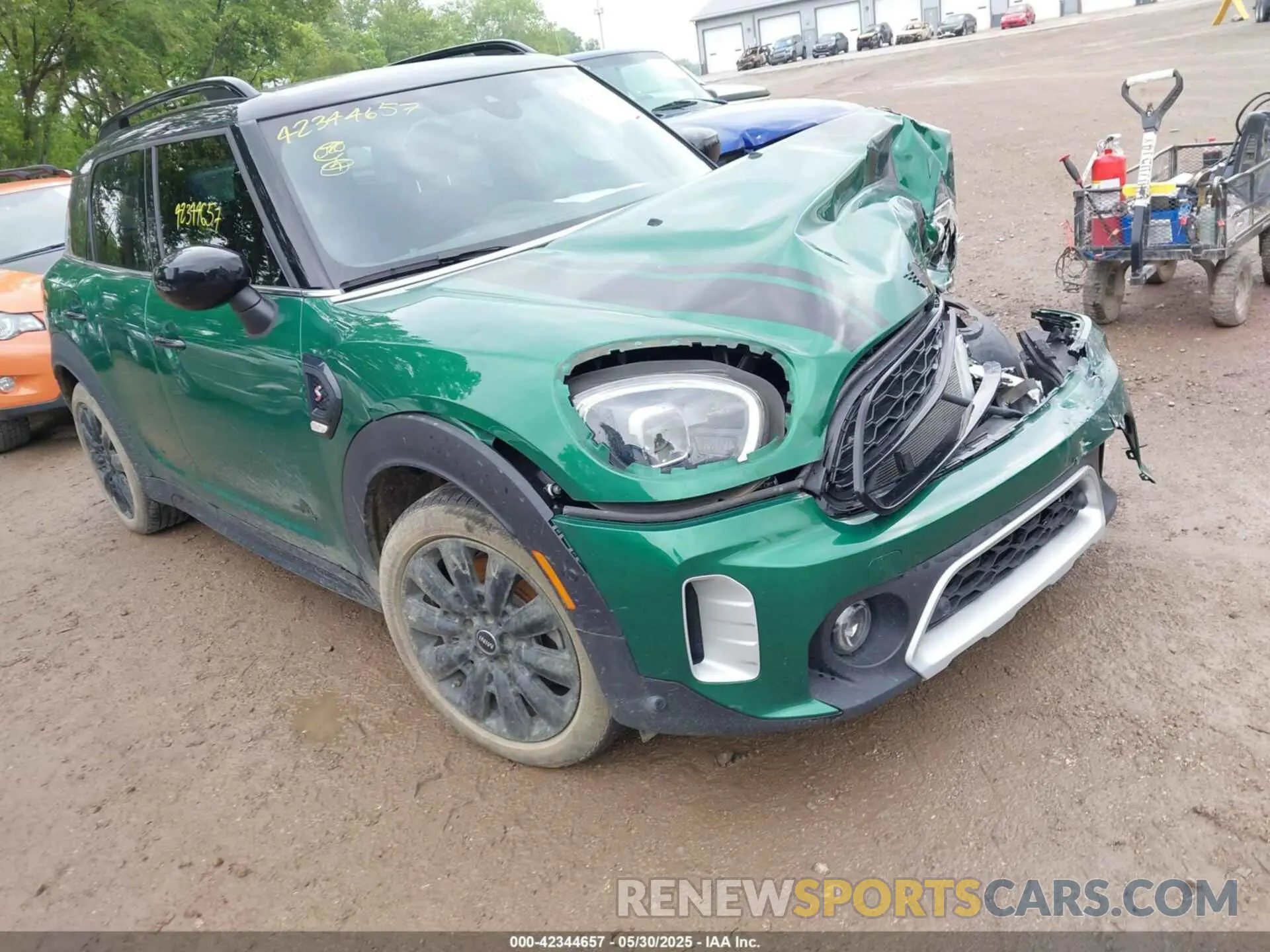 1 Photograph of a damaged car WMZ83BR00P3P56493 MINI COUNTRYMAN 2023