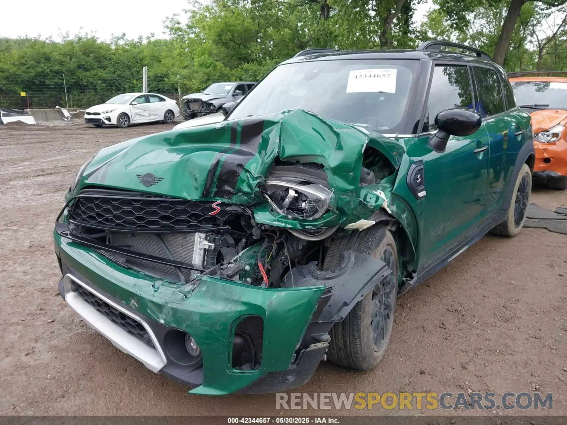 2 Photograph of a damaged car WMZ83BR00P3P56493 MINI COUNTRYMAN 2023