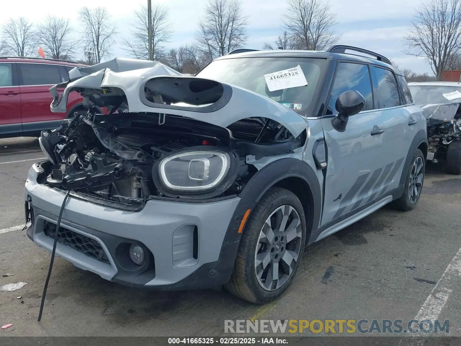 2 Photograph of a damaged car WMZ83BR0XP3R04200 MINI COUNTRYMAN 2023