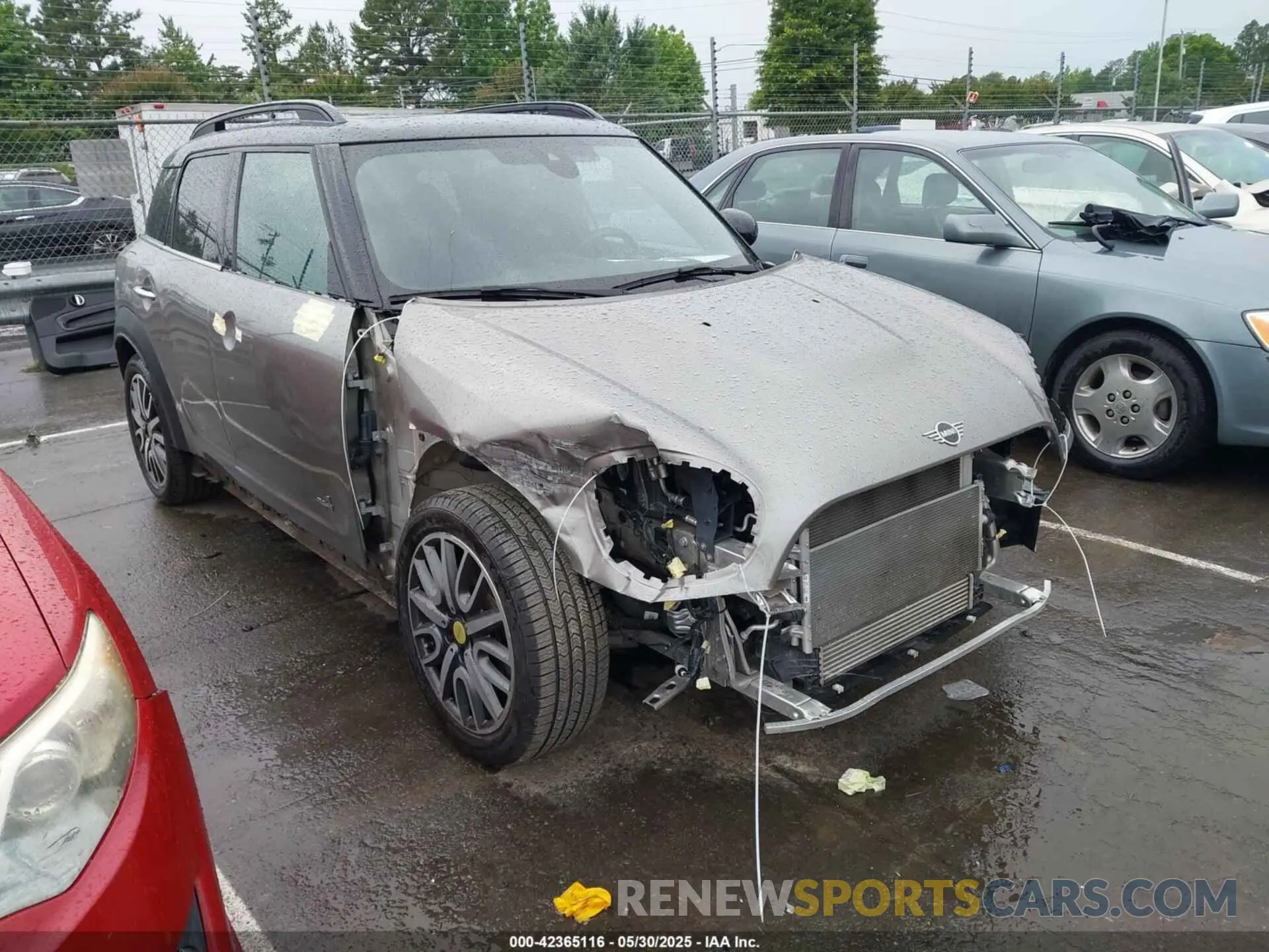 1 Photograph of a damaged car WMZYU7C58K3F93747 MINI E COUNTRYMAN 2019