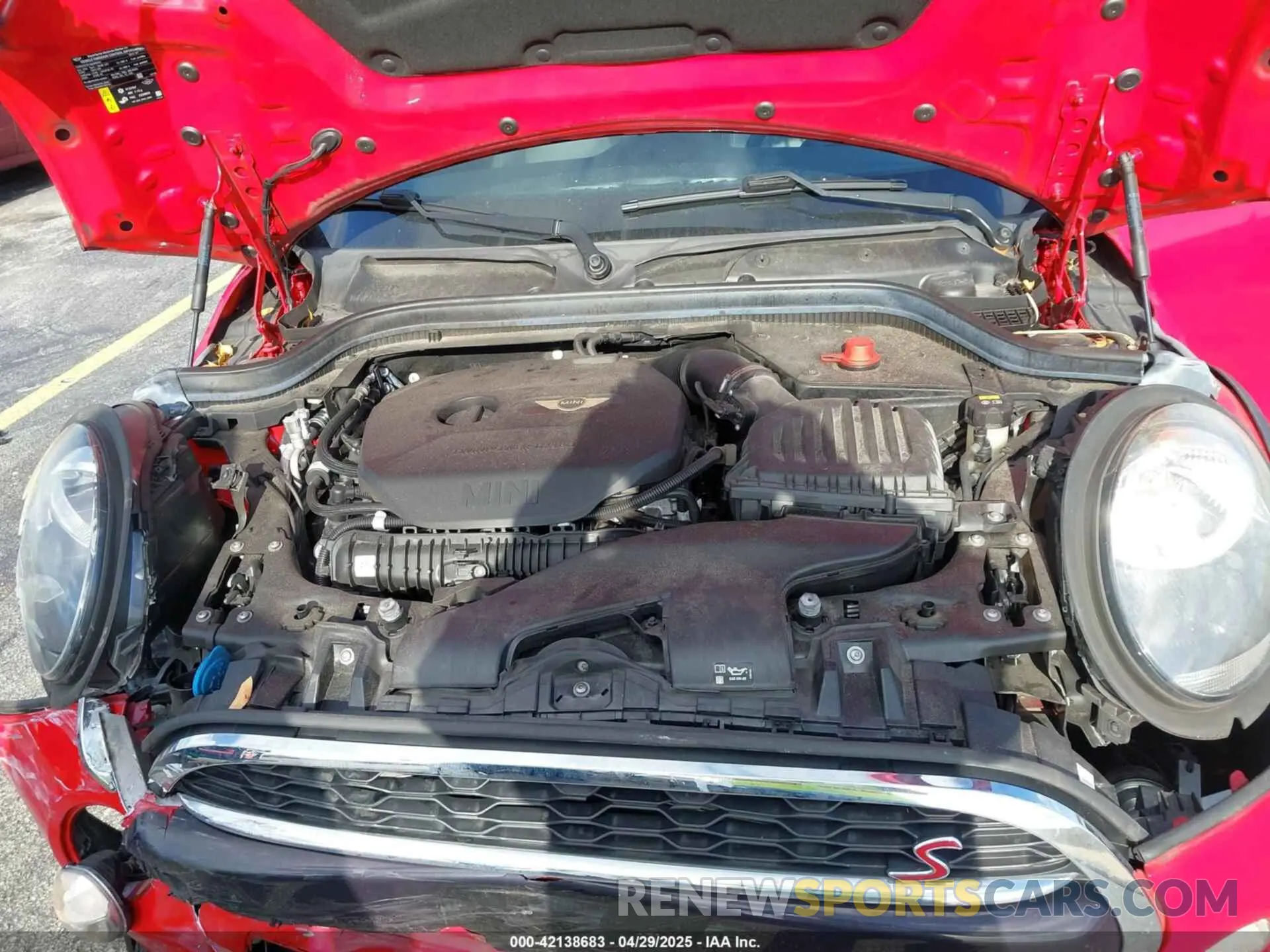 10 Photograph of a damaged car WMWXP7C54K2A53592 MINI HARDTOP 2019