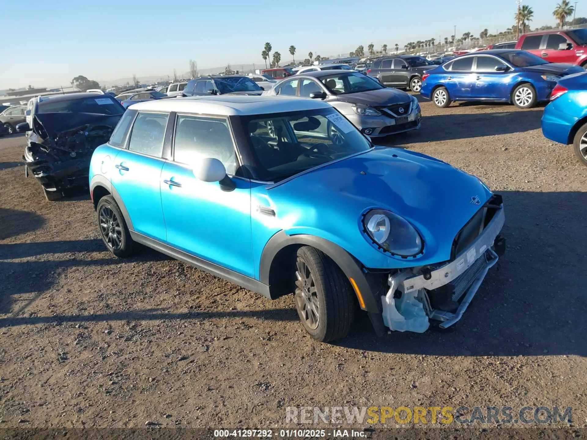 1 Photograph of a damaged car WMWXU1C53K2J02378 MINI HARDTOP 2019