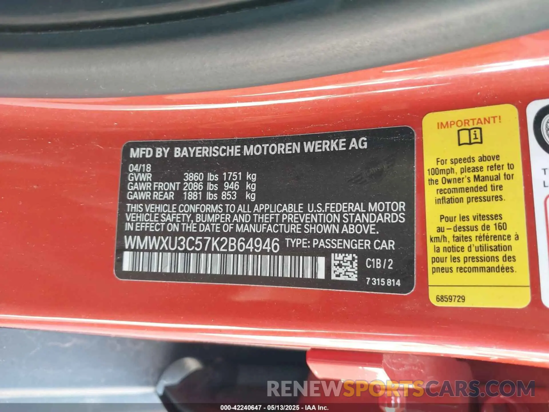 9 Photograph of a damaged car WMWXU3C57K2B64946 MINI HARDTOP 2019