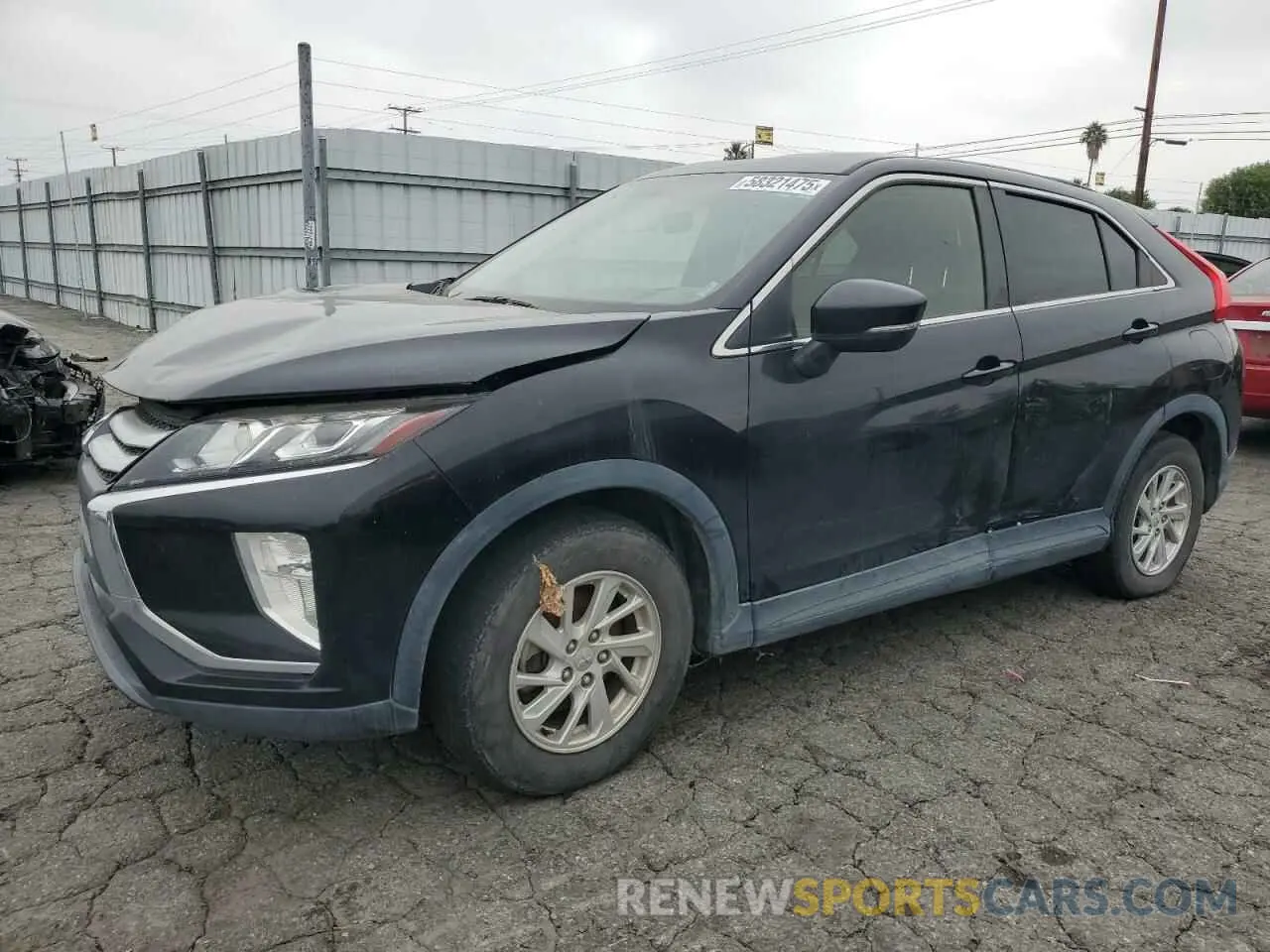 1 Photograph of a damaged car JA4AS3AA4KZ040842 MITSUBISHI ECLIPSE 2019