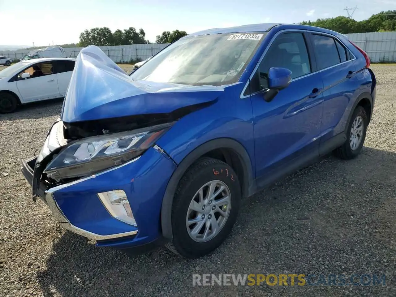 1 Photograph of a damaged car JA4AT3AA1KZ031612 MITSUBISHI ECLIPSE 2019