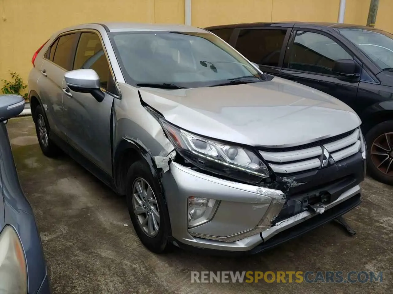 1 Photograph of a damaged car JA4AT3AA1KZ033893 MITSUBISHI ECLIPSE 2019