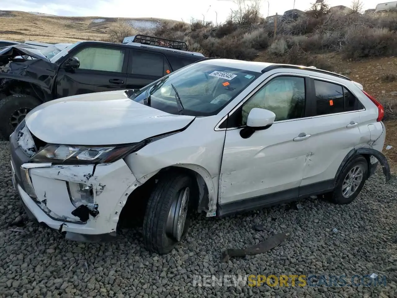 1 Photograph of a damaged car JA4AT3AA3KZ000409 MITSUBISHI ECLIPSE 2019