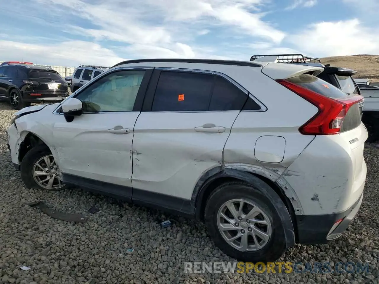 2 Photograph of a damaged car JA4AT3AA3KZ000409 MITSUBISHI ECLIPSE 2019