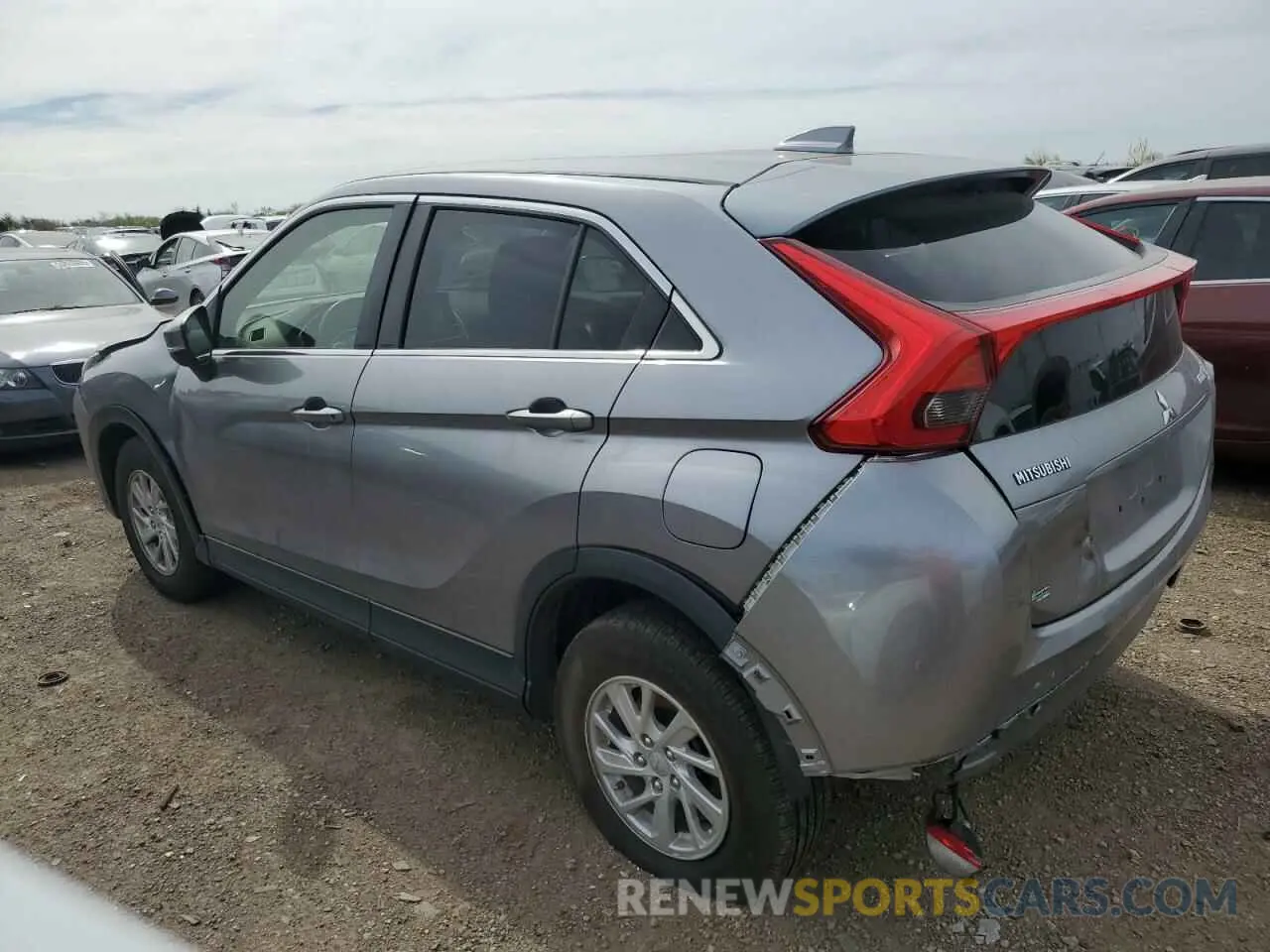 2 Photograph of a damaged car JA4AT3AA3KZ028954 MITSUBISHI ECLIPSE 2019